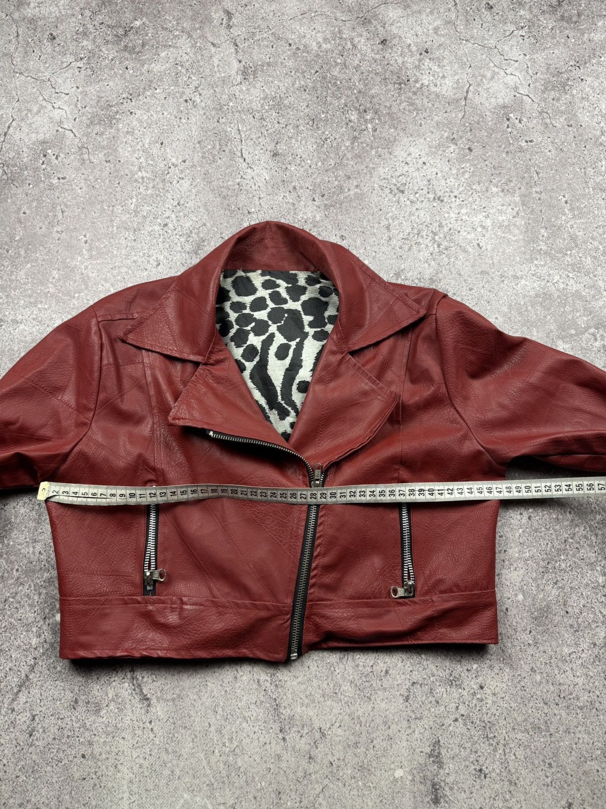 Japanese Brand Vintage Diesel Style Bondage Leather Cropped Jacket BikerY2K Size M / US 6-8 / IT 42-44 - 5 Thumbnail