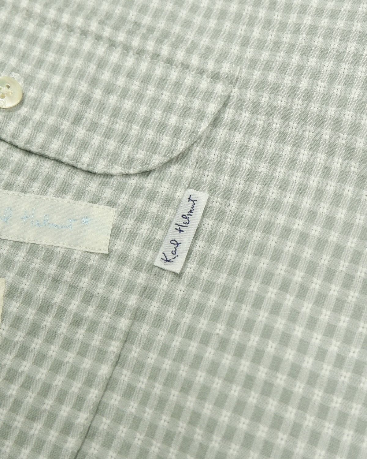Karl Helmut Vintage Karl Helmut Japanese Gingham Shirt Size US M / EU 48-50 / 2 - 5 Thumbnail