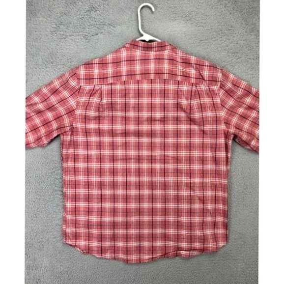 Old Navy Old Navy Everyday Built-In Flex Shirt Men XL Red Plaid Regular Fit Button Up NEW Size US XL / EU 56 / 4 - 3 Thumbnail
