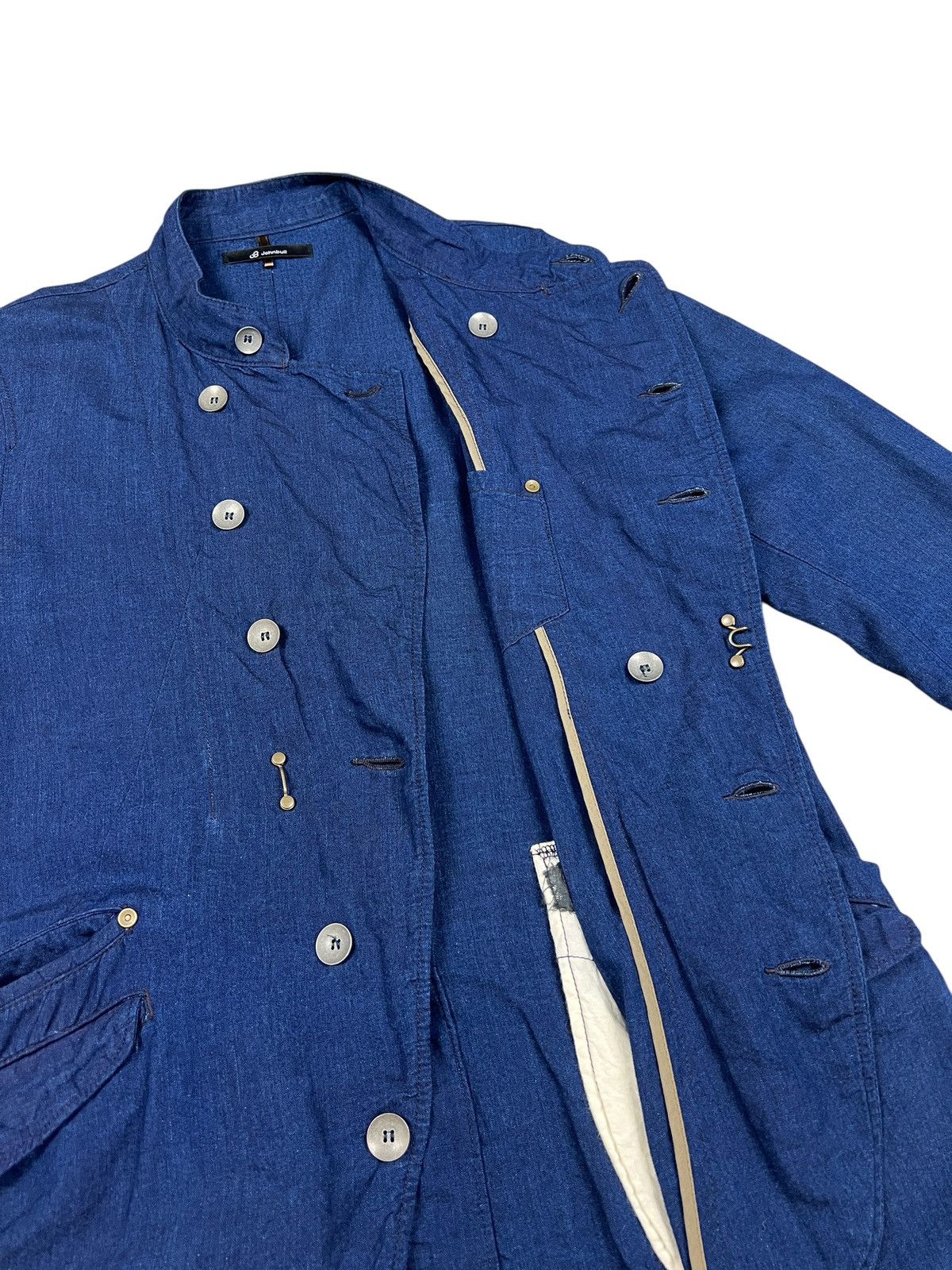 Indigo × Johnbull × Kapital Vintage Johnbull Indigo Button Jacket Size US M / EU 48-50 / 2 - 10 Thumbnail