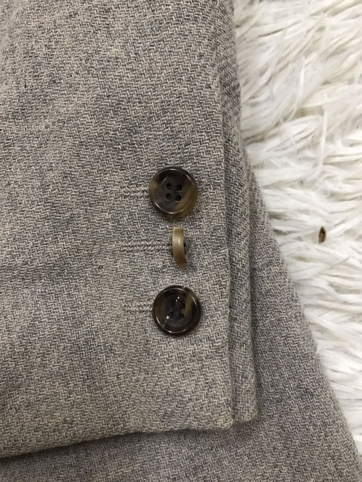 Comme des Garcons Homme Plus AD1993 Comme Des Garcons Homme Plus Wool Blazer Size 42S - 12 Thumbnail
