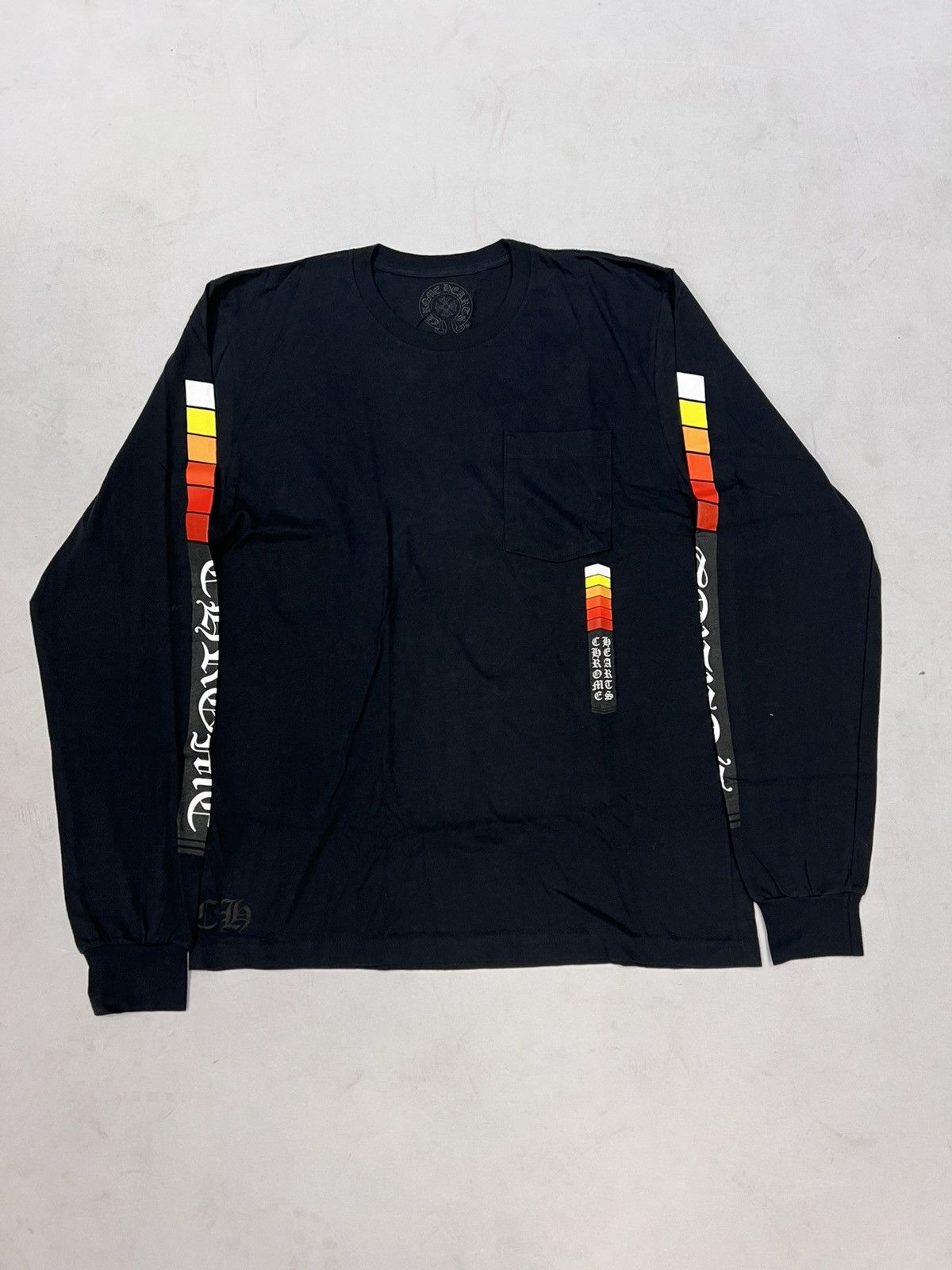 +クロムハーツ+★激レア★Eye Chart Neon Yellow Floral L/S Tee Chrome Hearts Chrome Hearts Floral Eye Chart LS Shirt | Grailed