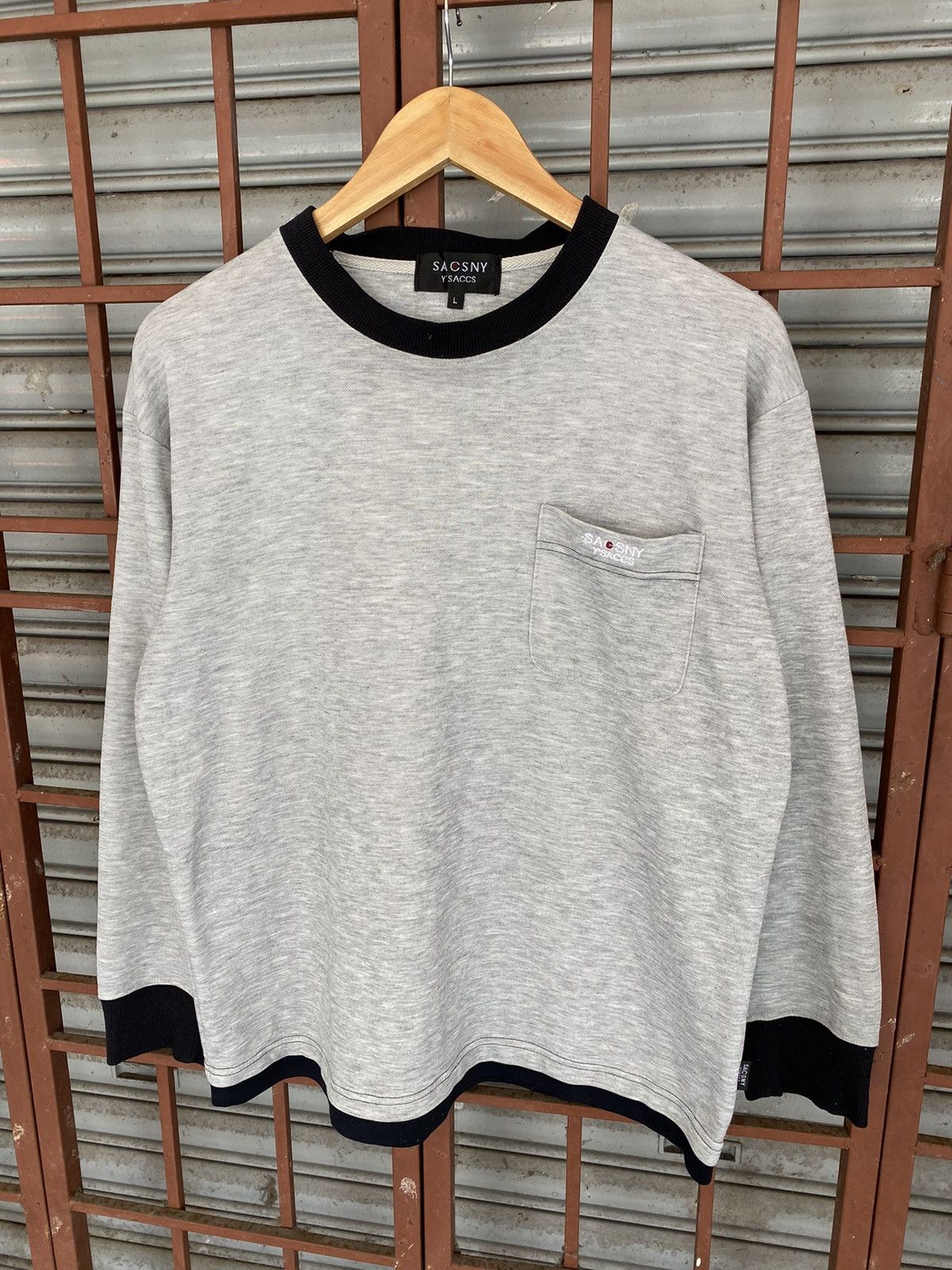 Yohji Yamamoto Sacsny y'saccs by yohji yamamoto sweatshirt Size US L / EU 52-54 / 3 - 2 Thumbnail