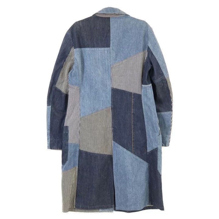 Yohji Yamamoto Yohji Yamamoto 2006ss Denim Patchwork Coat Size US L / EU 52-54 / 3 - 2 Thumbnail