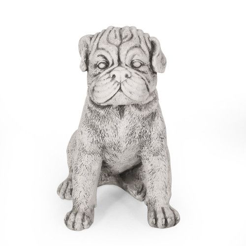 Designer × Homemade Dog Animals Weather Resistant Concrete Garden Statue Size US L / EU 52-54 / 3 - 4 Thumbnail