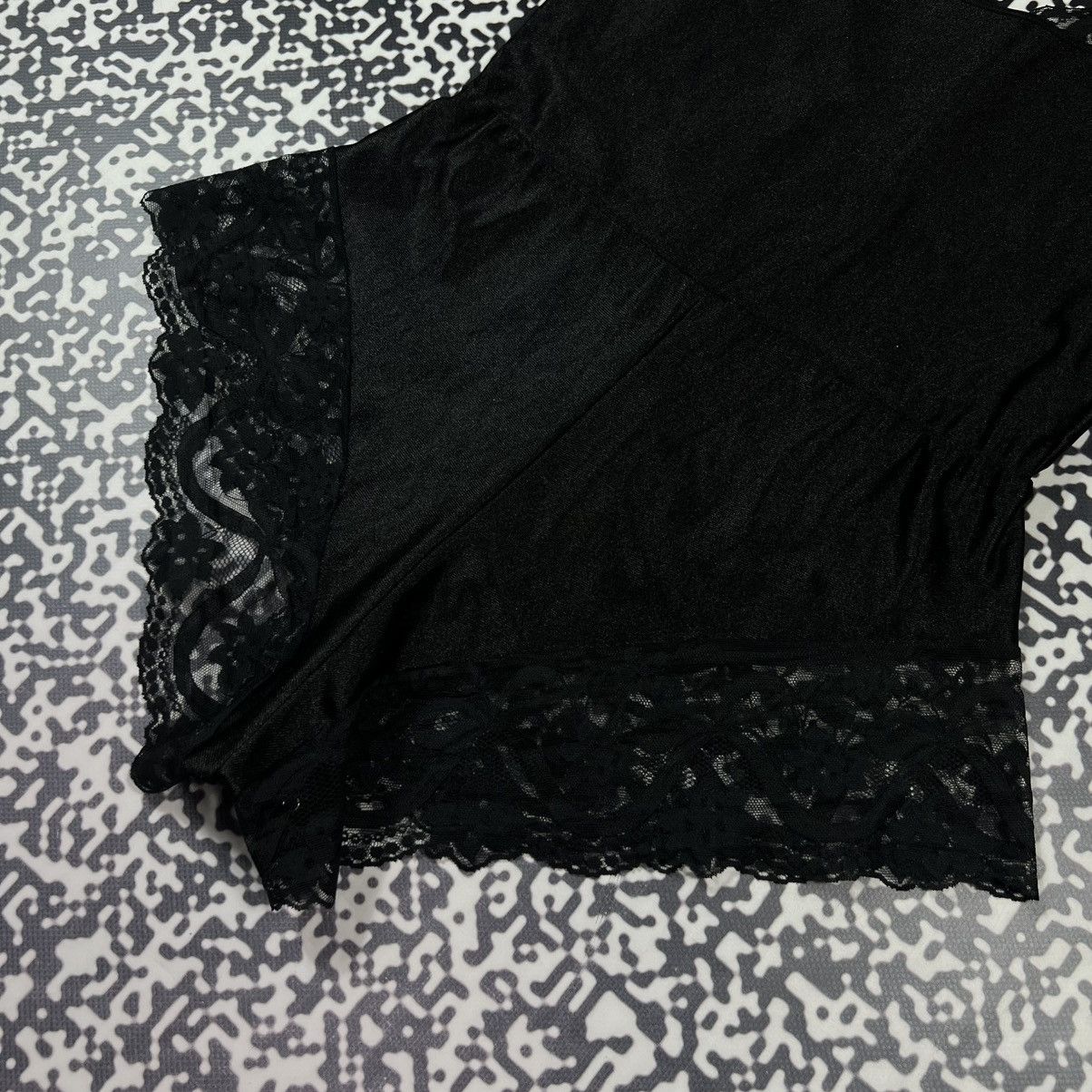 Vintage Vintage 90s Sexy Mesh Bodysuit Retro Sleepwear Nightie Style Size M / US 6-8 / IT 42-44 - 15 Thumbnail