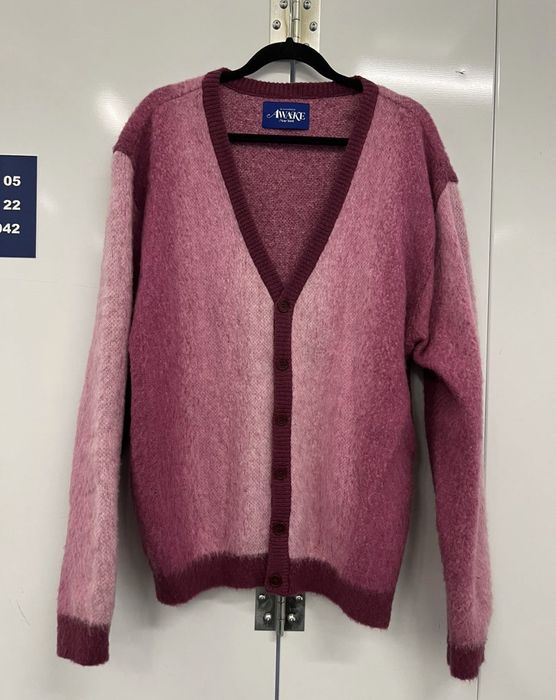 Awake AWAKE NY PINK MOHAIR CARDIGAN | Grailed