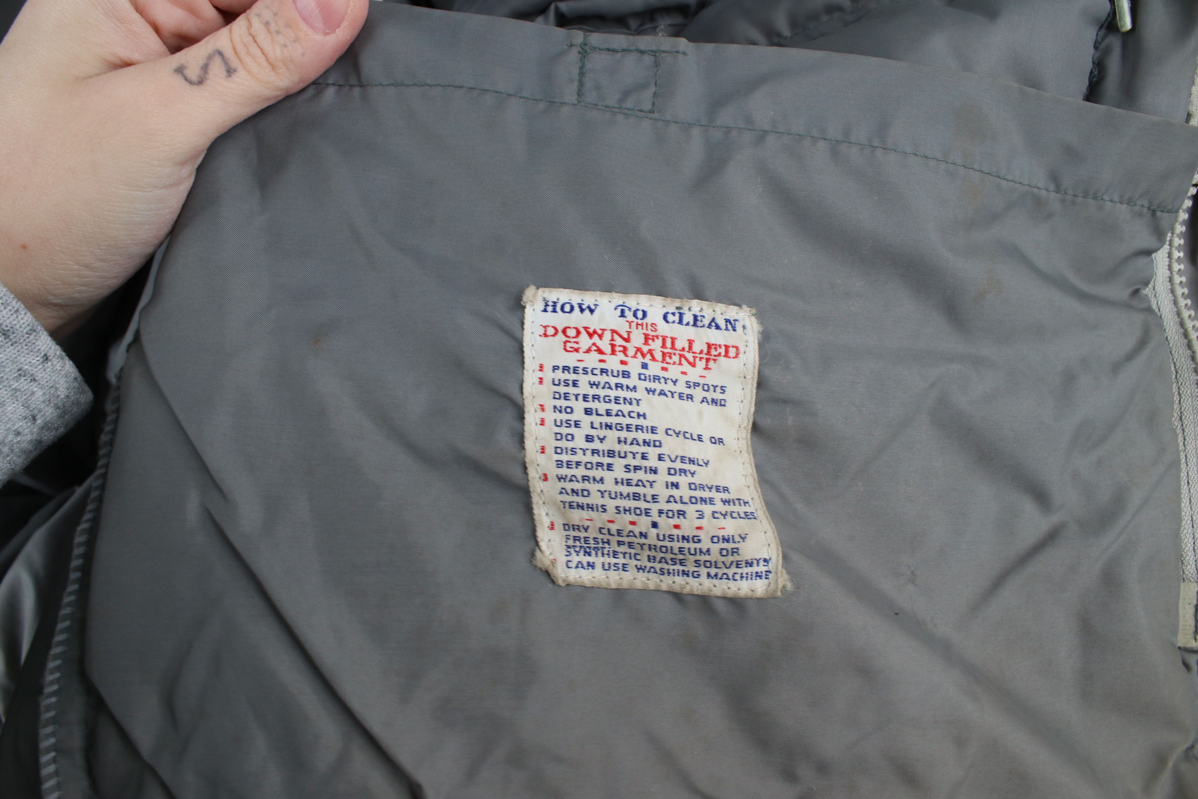 Vintage Vintage 70s Streetwear Duck Down Winter Puffer Jacket Gray Size US L / EU 52-54 / 3 - 13 Thumbnail