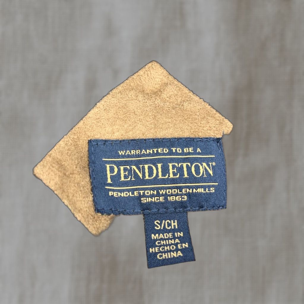 Pendleton Pendleton Jacket Women Small Blue Green Deep Pile Sherpa Fleece Sport Coat Size S / US 4 / IT 40 - 1 Thumbnail
