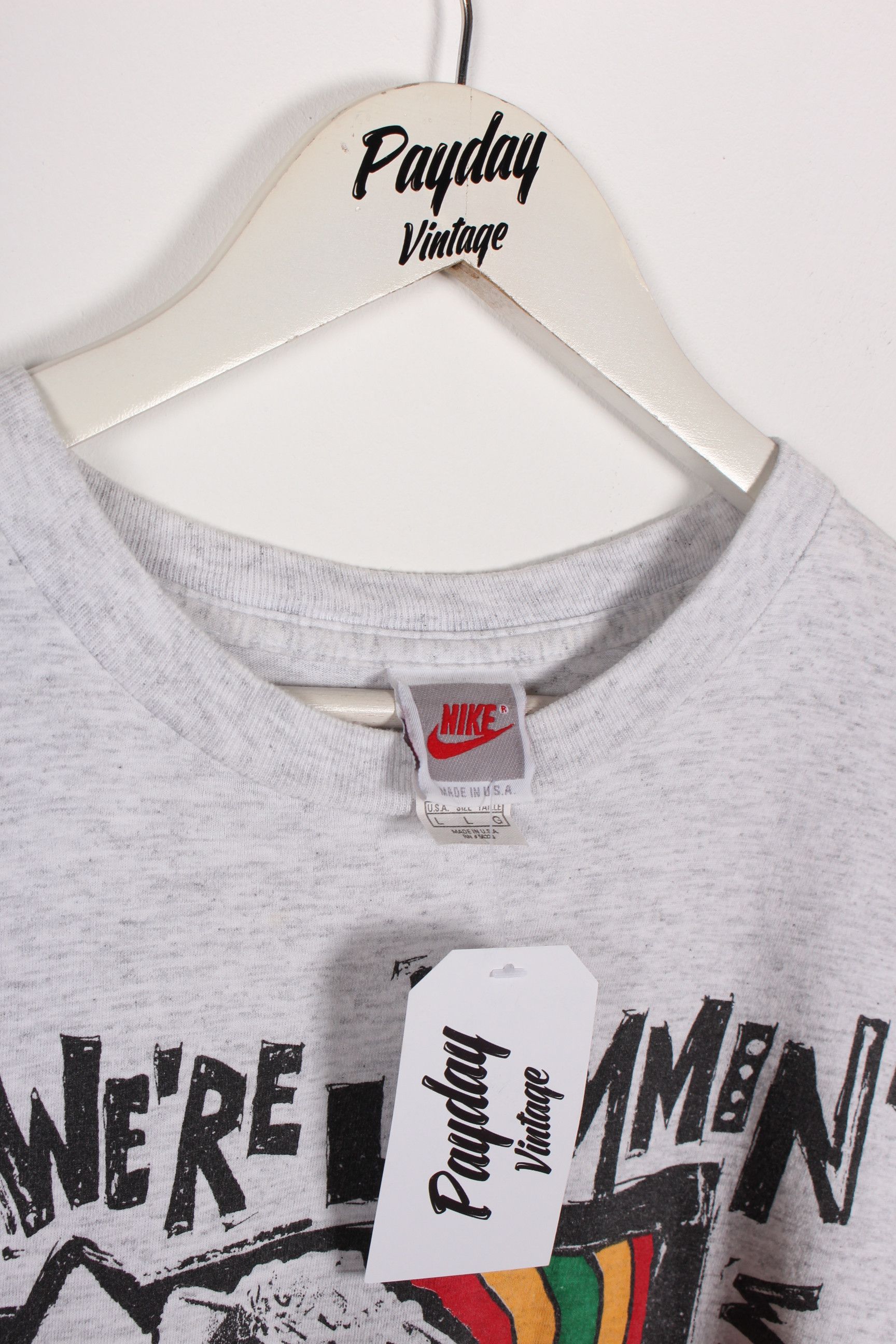 Nike 90's Nike Bob Marley Michael Jordan We Jammin T-Shirt Size US L / EU 52-54 / 3 - 4 Thumbnail