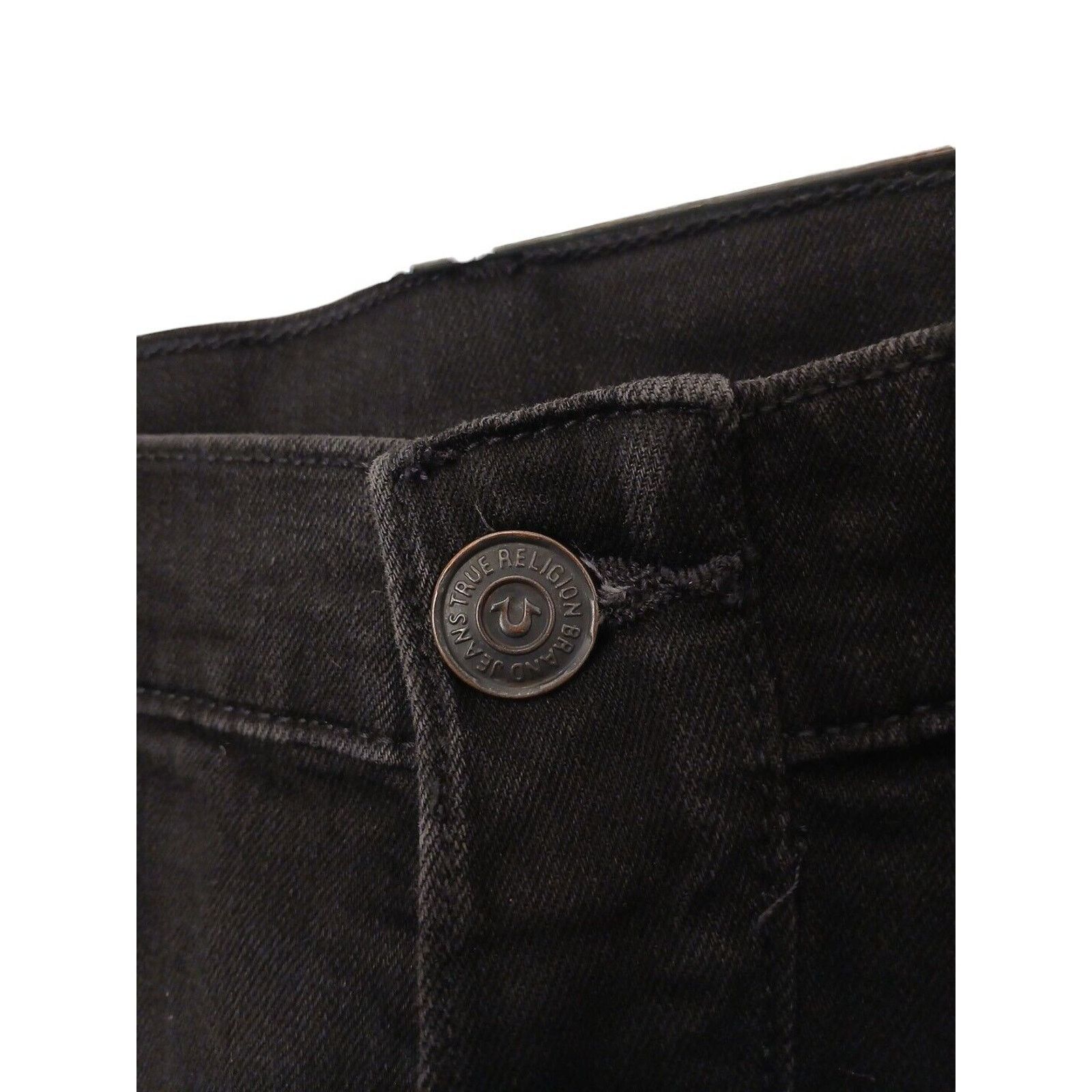 True Religion True Religion ROCCO MOTO Relaxed Skinny Jeans Sz 32 Black Size US 32 / EU 48 - 7 Thumbnail