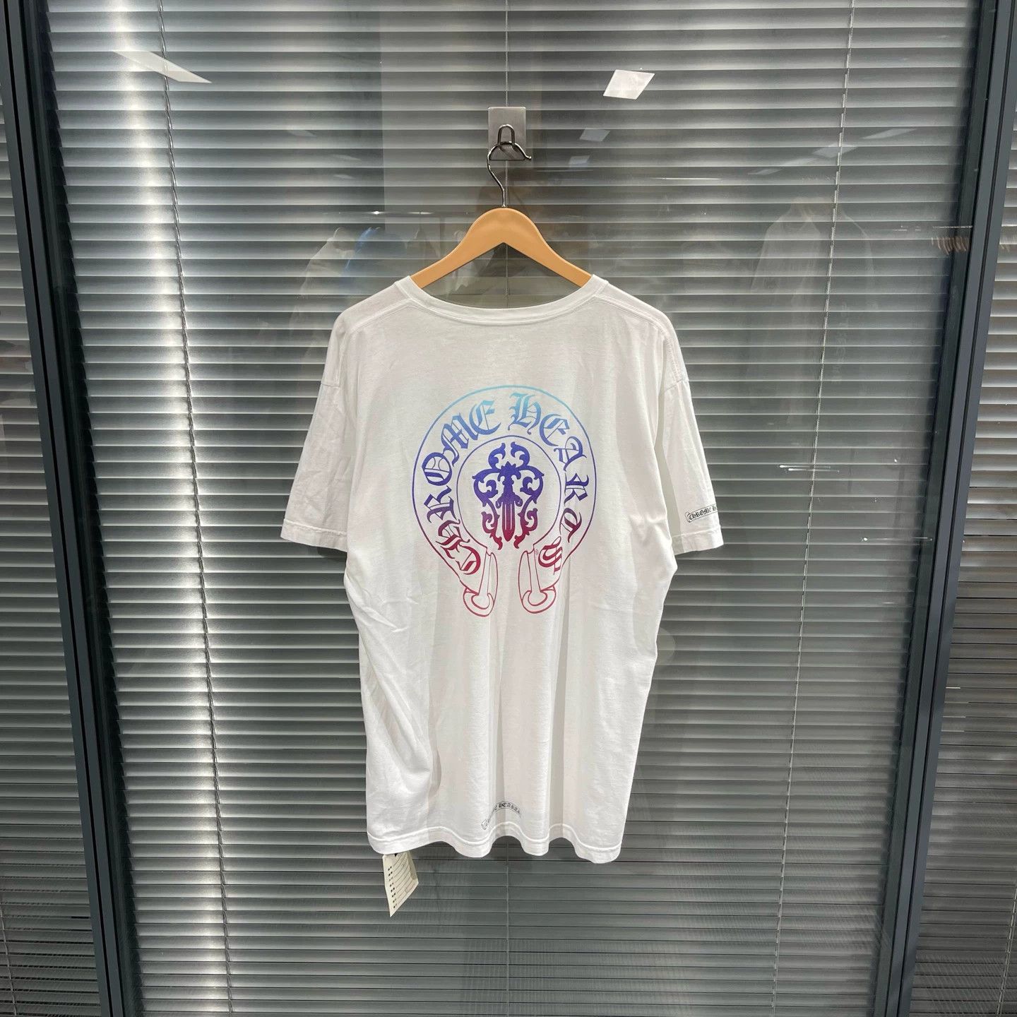 Chrome Hearts Chrome Hearts White Gradient Horseshoe XL 99 New SS Size US XL / EU 56 / 4 - 1 Thumbnail