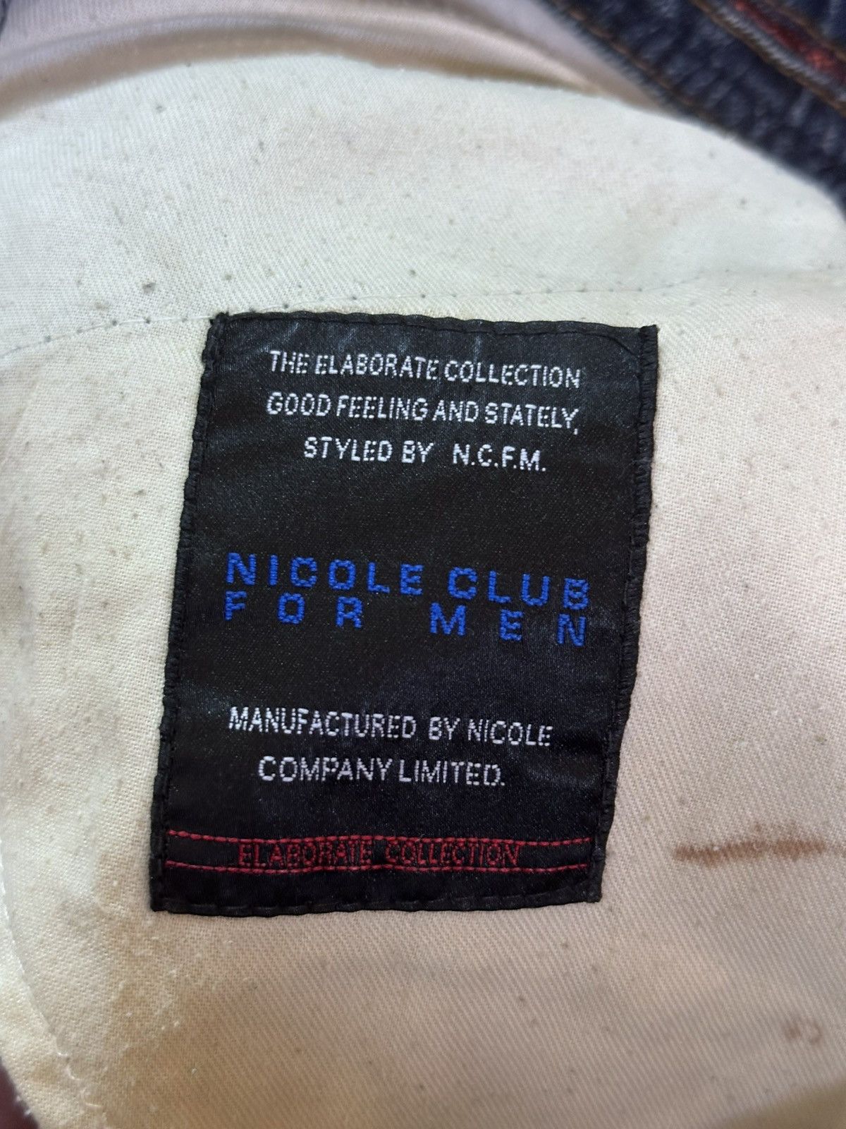 Nicole Club Vintage Nicole Club Flare Faded Whiskers Denim Size US 34 / EU 50 - 12 Thumbnail