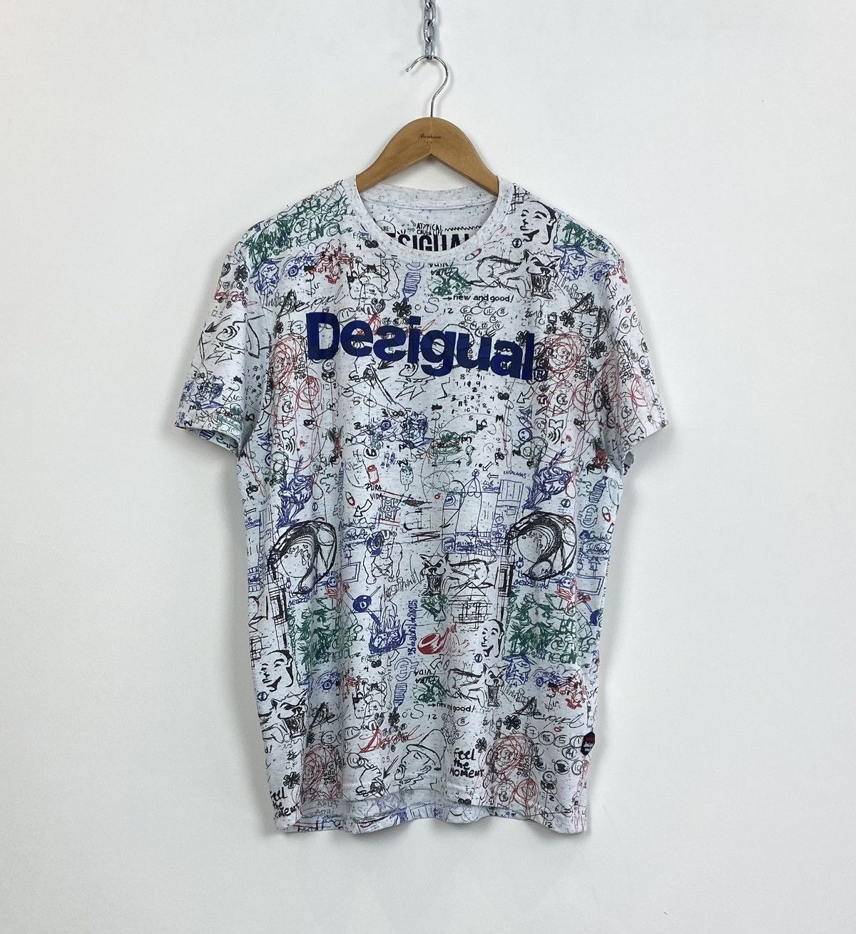 Desigual Desigual White Short Sleeve T-Shirt Men’s Size 2XL Top Size US XXL / EU 58 / 5 - 1 Thumbnail