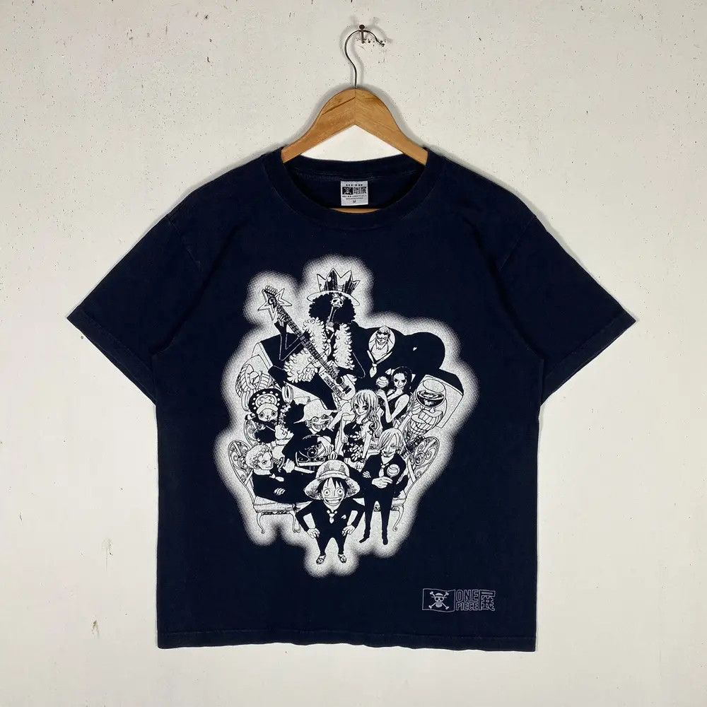 Anime VINTAGE ONE PIECE MUGIWARA CREW ANIME MANGA TEE Size US M / EU 48-50 / 2 - 2 Thumbnail