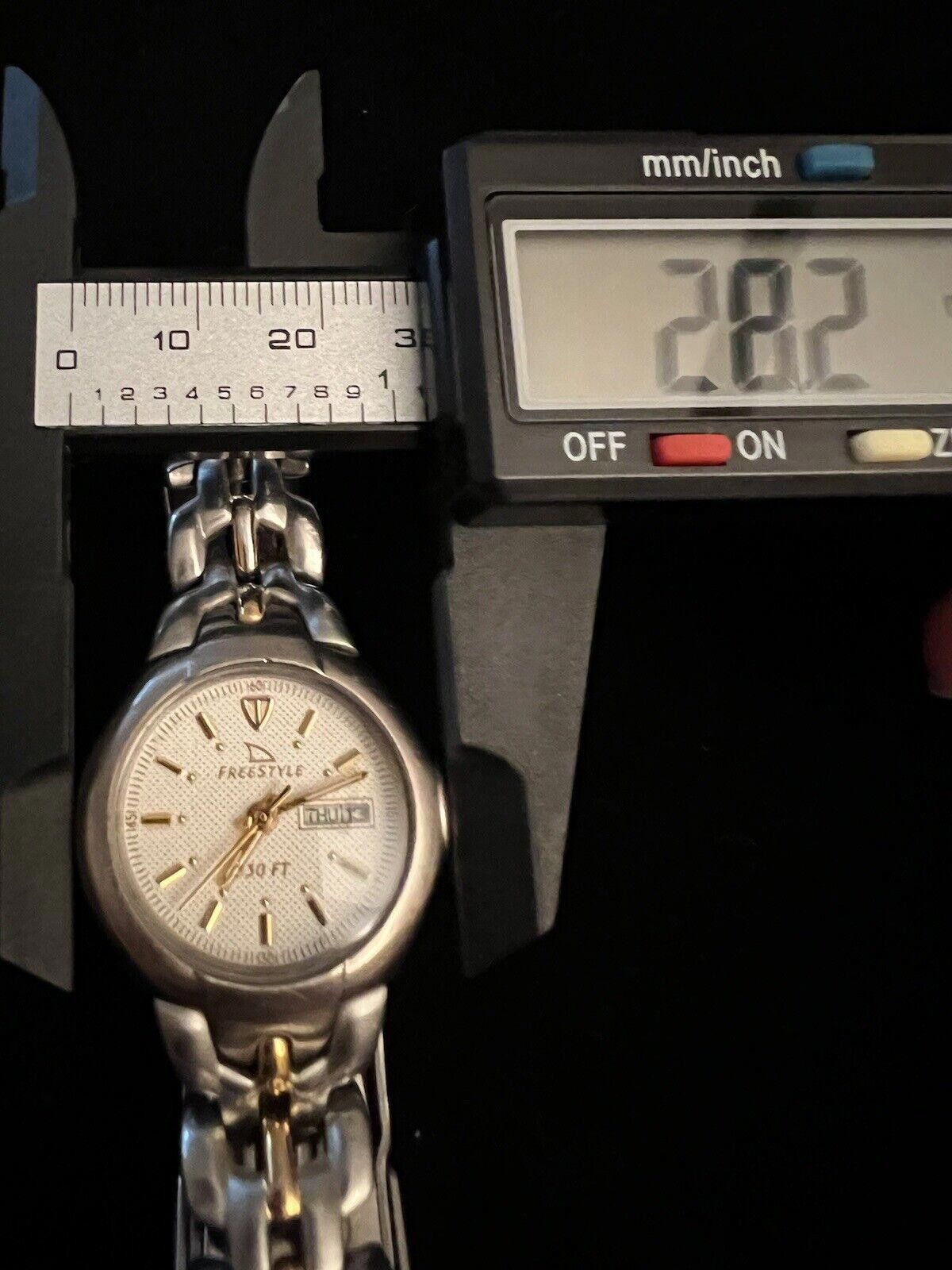 Other Ladies Freestyle 2 Tone Watch New Battery Size ONE SIZE - 2 Thumbnail