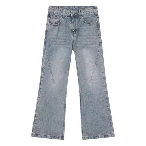 Jean Shizuku x Naomi washed faded ripped y2k flared jeans Size US 32 / EU 48 - 6 Thumbnail