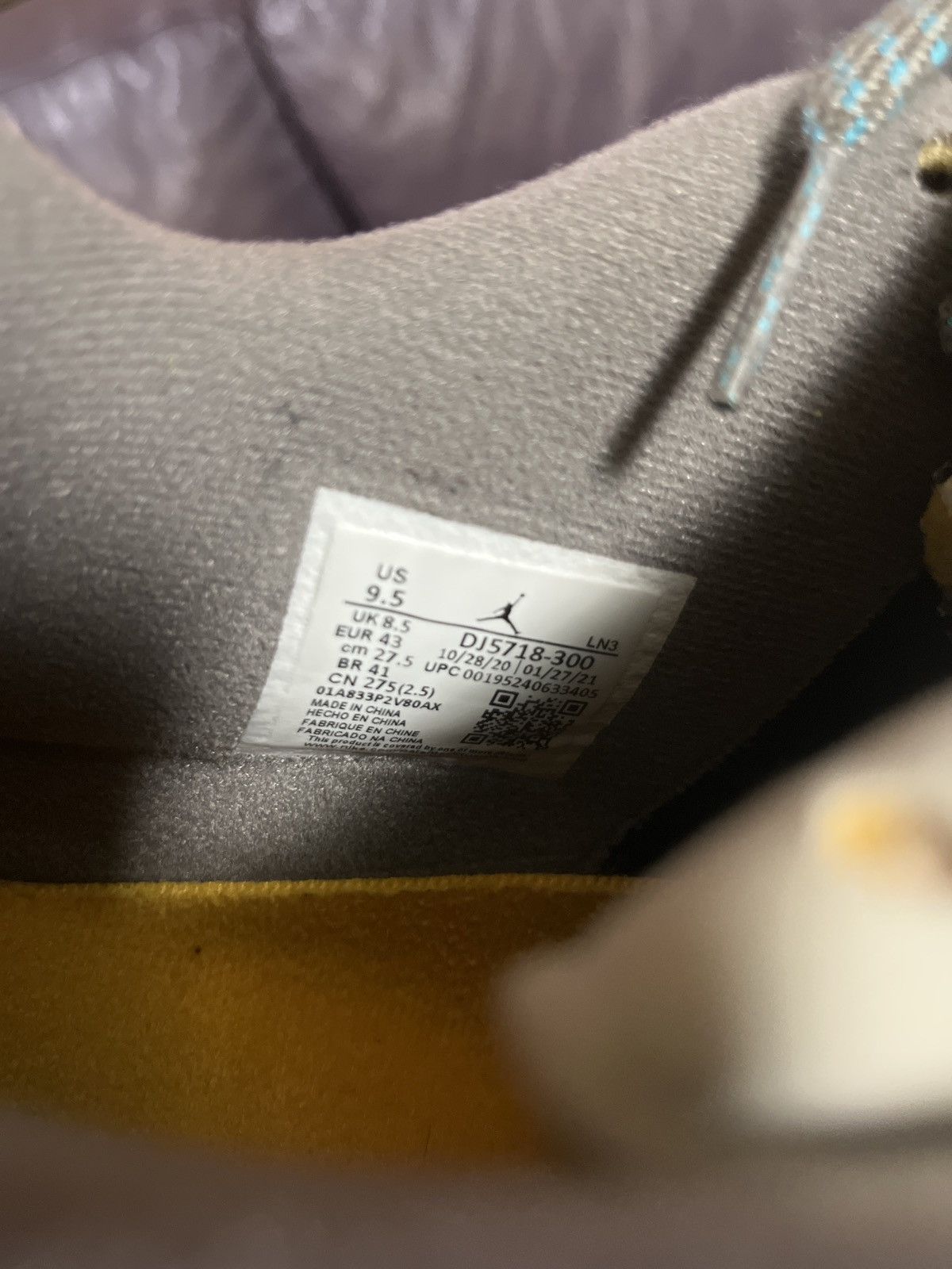 Nike × Union LA Jordan 4 union moss size 9.5 Size US 9.5 / EU 42-43 - 10 Thumbnail