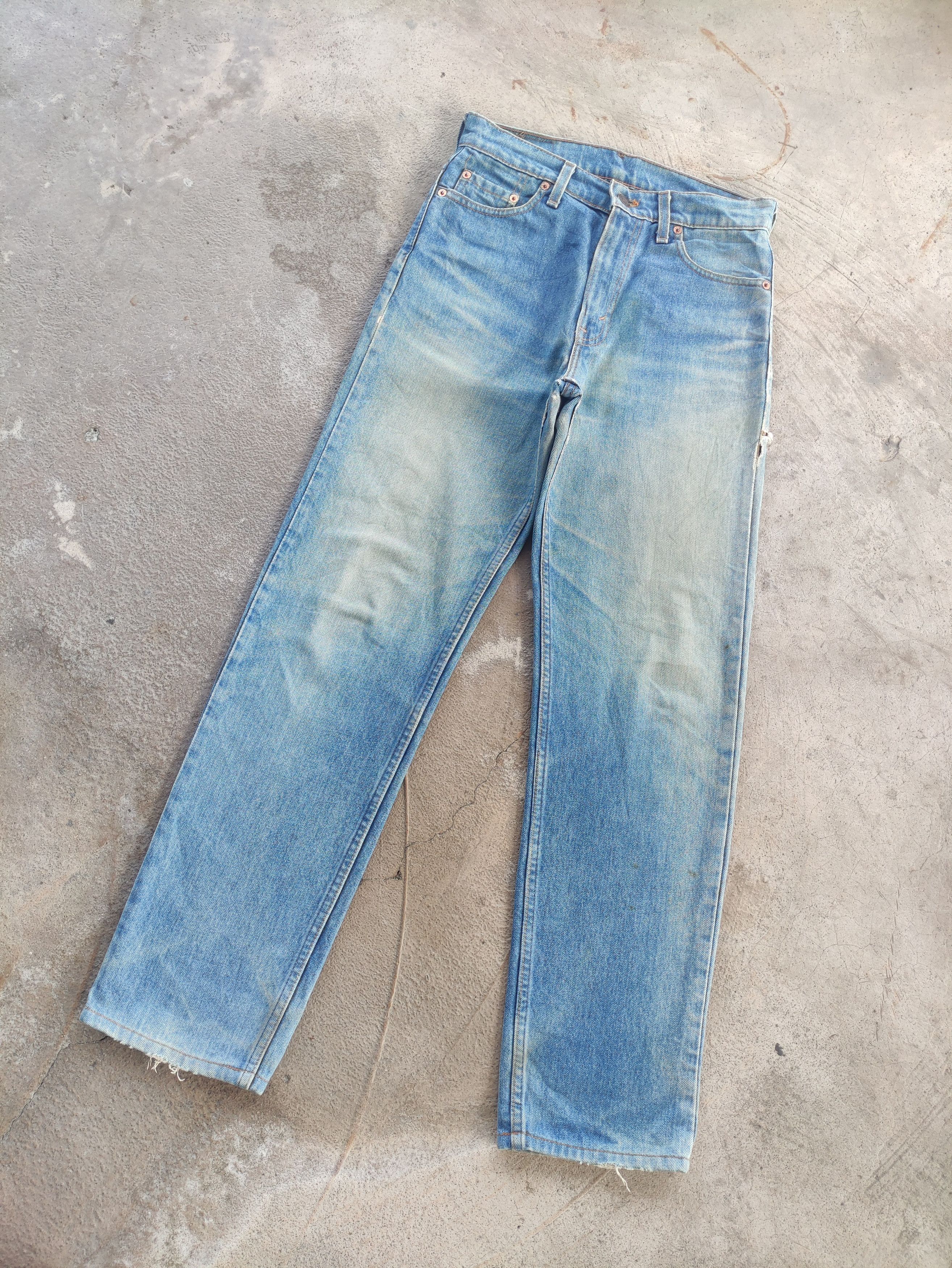 Levi's Vintage Levis Jean Distressed Faded Denim pants Size US 29 - 2 Thumbnail
