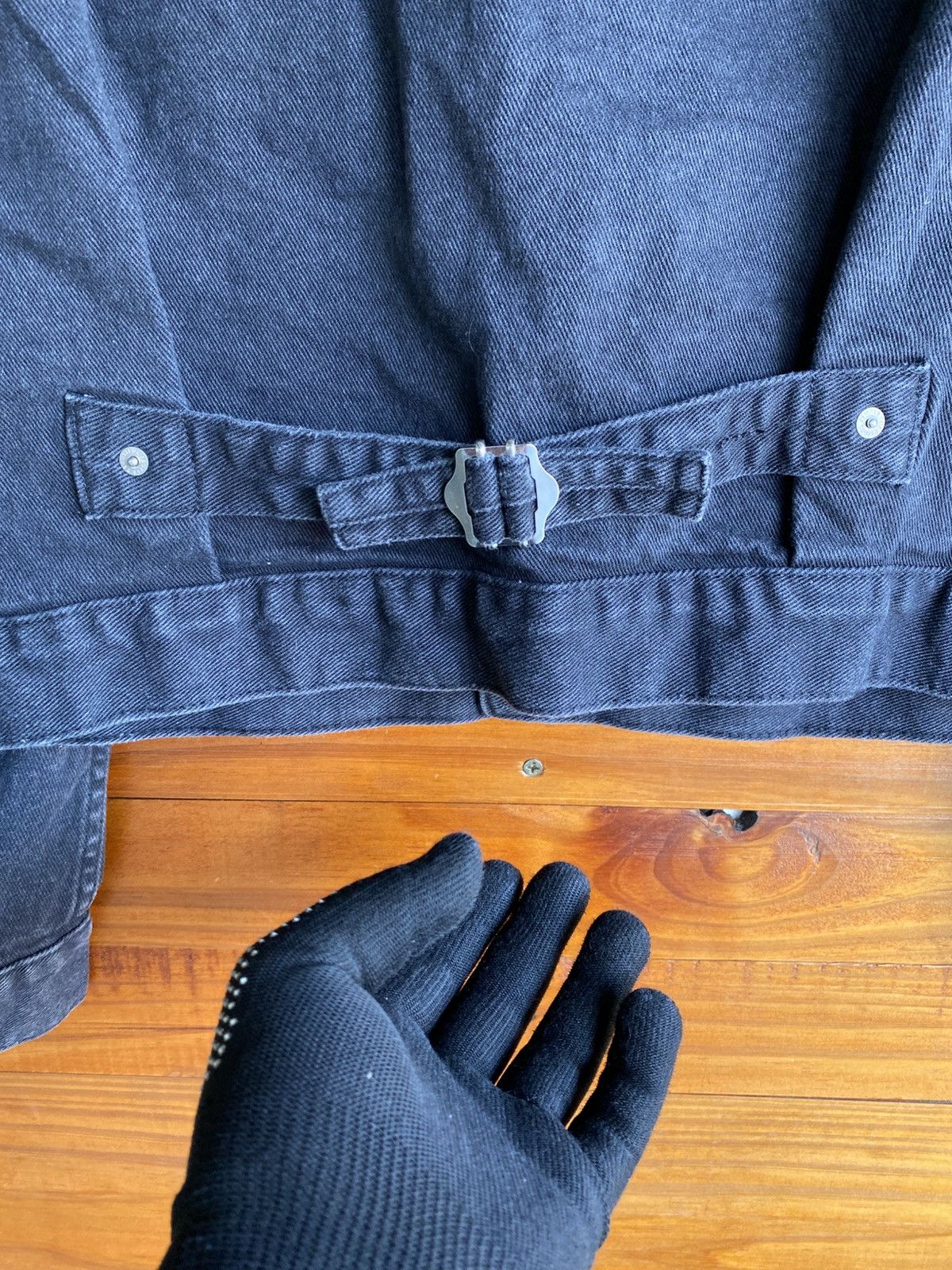 GU GU x Beautiful People Black Denim V-Neck Jacket Collab Size XL / US 12-14 / IT 48-50 - 17 Thumbnail