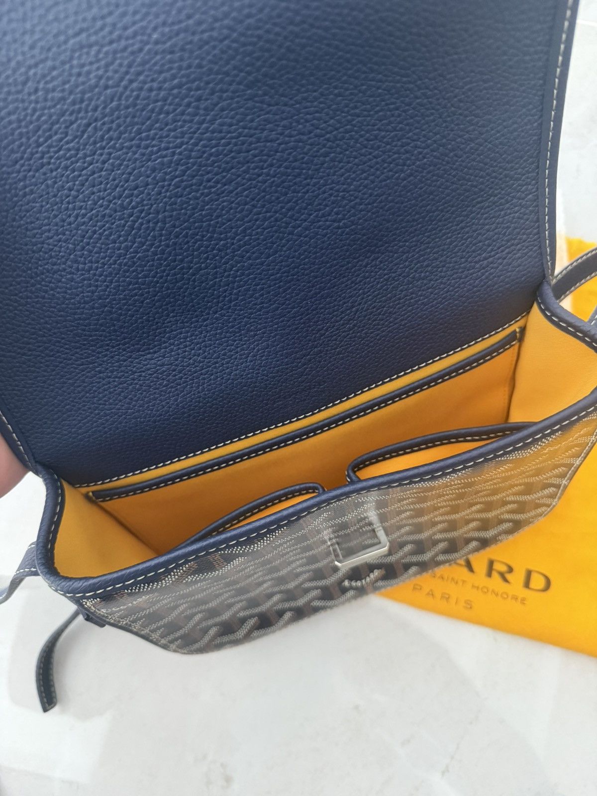 Goyard Goyard PM Belvedere Blue Monogram Bag Size ONE SIZE - 7 Thumbnail