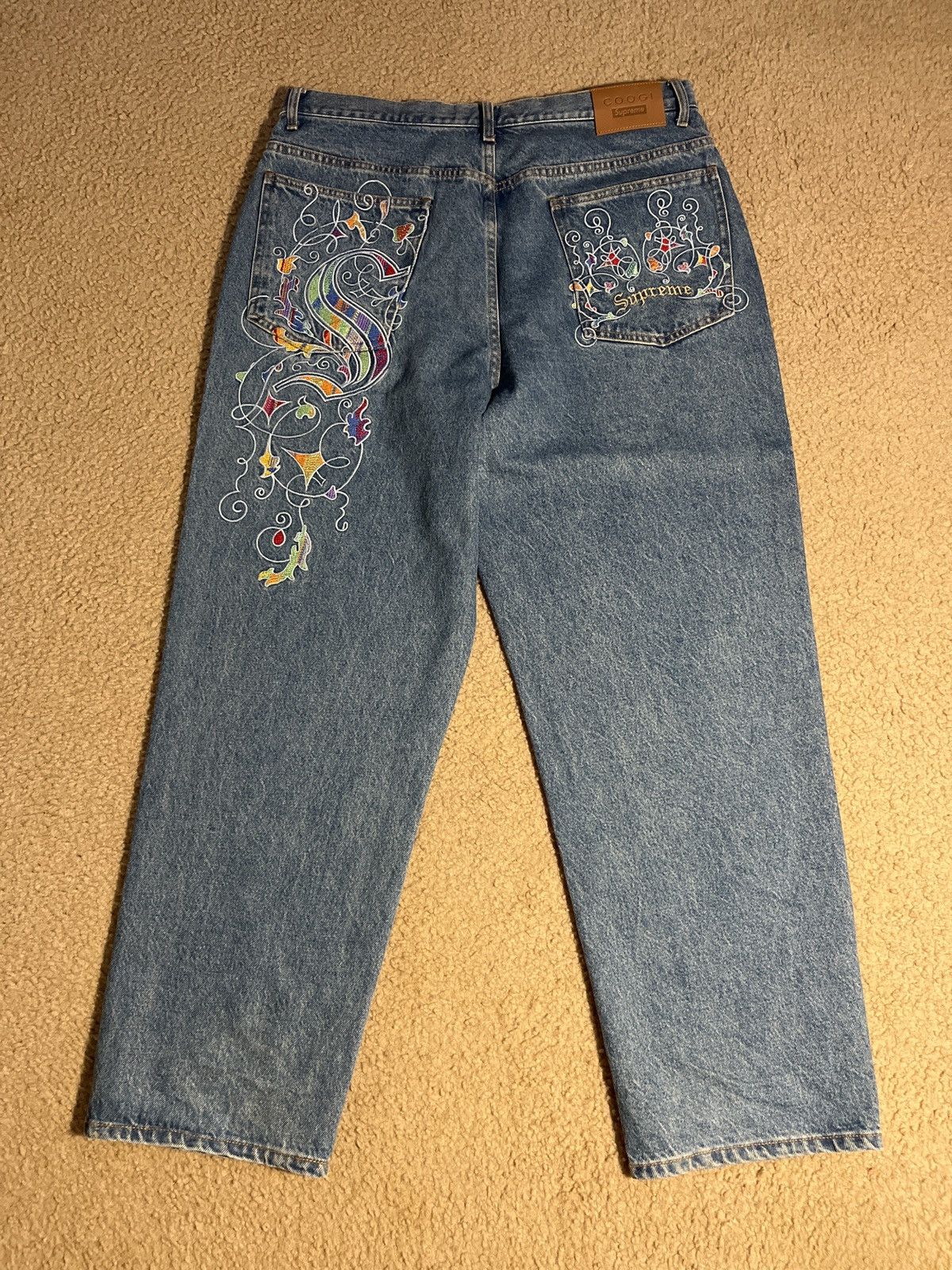 Coogi × Supreme Supreme x Coogi blue jeans sz 34 Size US 34 / EU 50 - 1 Thumbnail