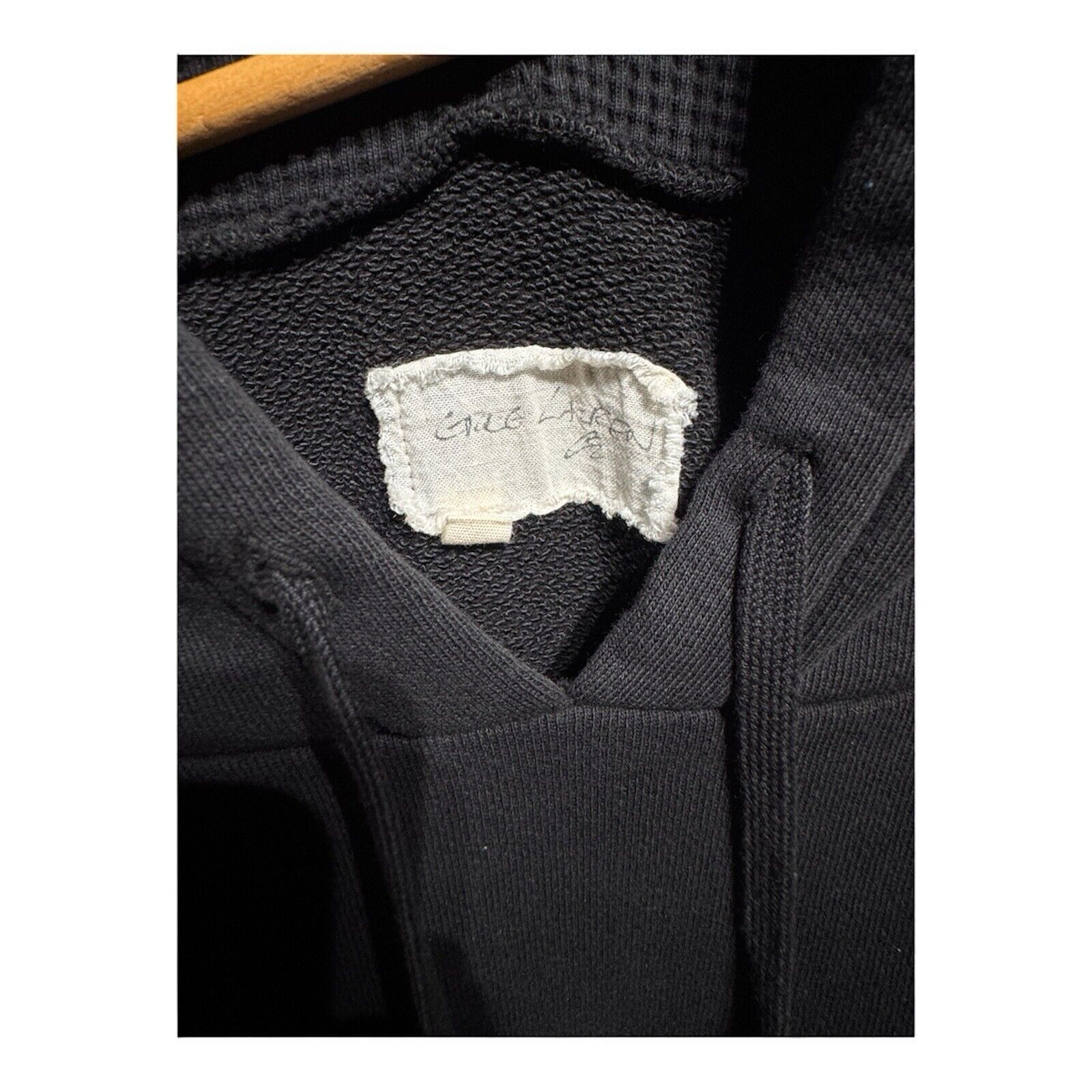 Greg Lauren Greg Lauren 50/50 Black Sweatsuit Hoodie + Sweats Size 4 XL Size US 38 / EU 54 - 4 Thumbnail