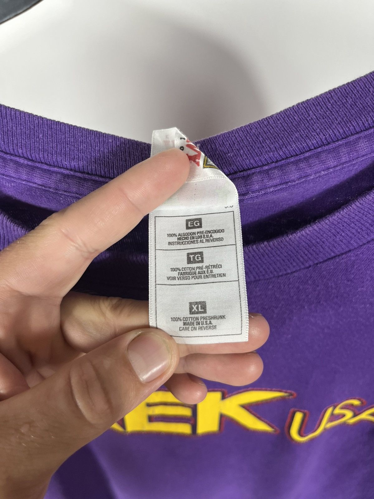 Fruit Of The Loom Vintage Trek USA Purple Tee Fruit of the Loom XL Made in USA Size US XL / EU 56 / 4 - 6 Thumbnail