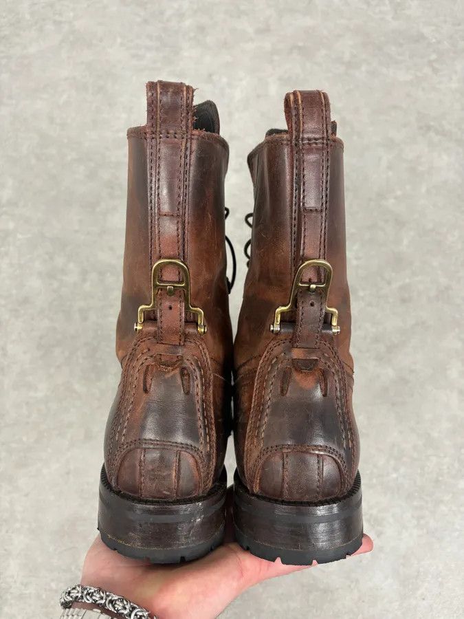 Dolce & Gabbana AW2006 Dolce & Gabbana Brown Eroded Ankle Leather Boots Size US 9 / EU 42 - 5 Thumbnail