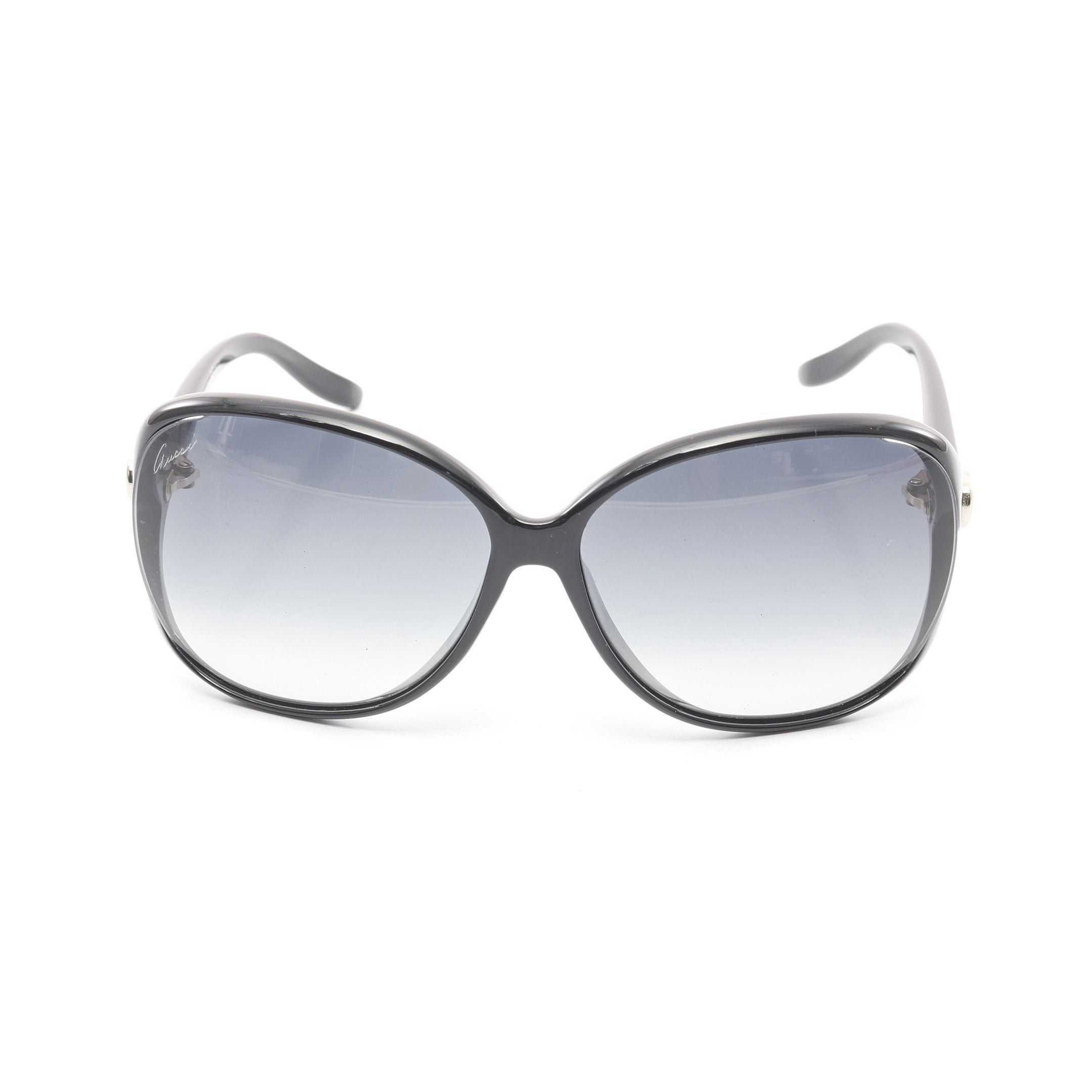 Gucci Gucci Interlocking G Heart Sunglasses Black Gradient Lens Size ONE SIZE - 1 Thumbnail