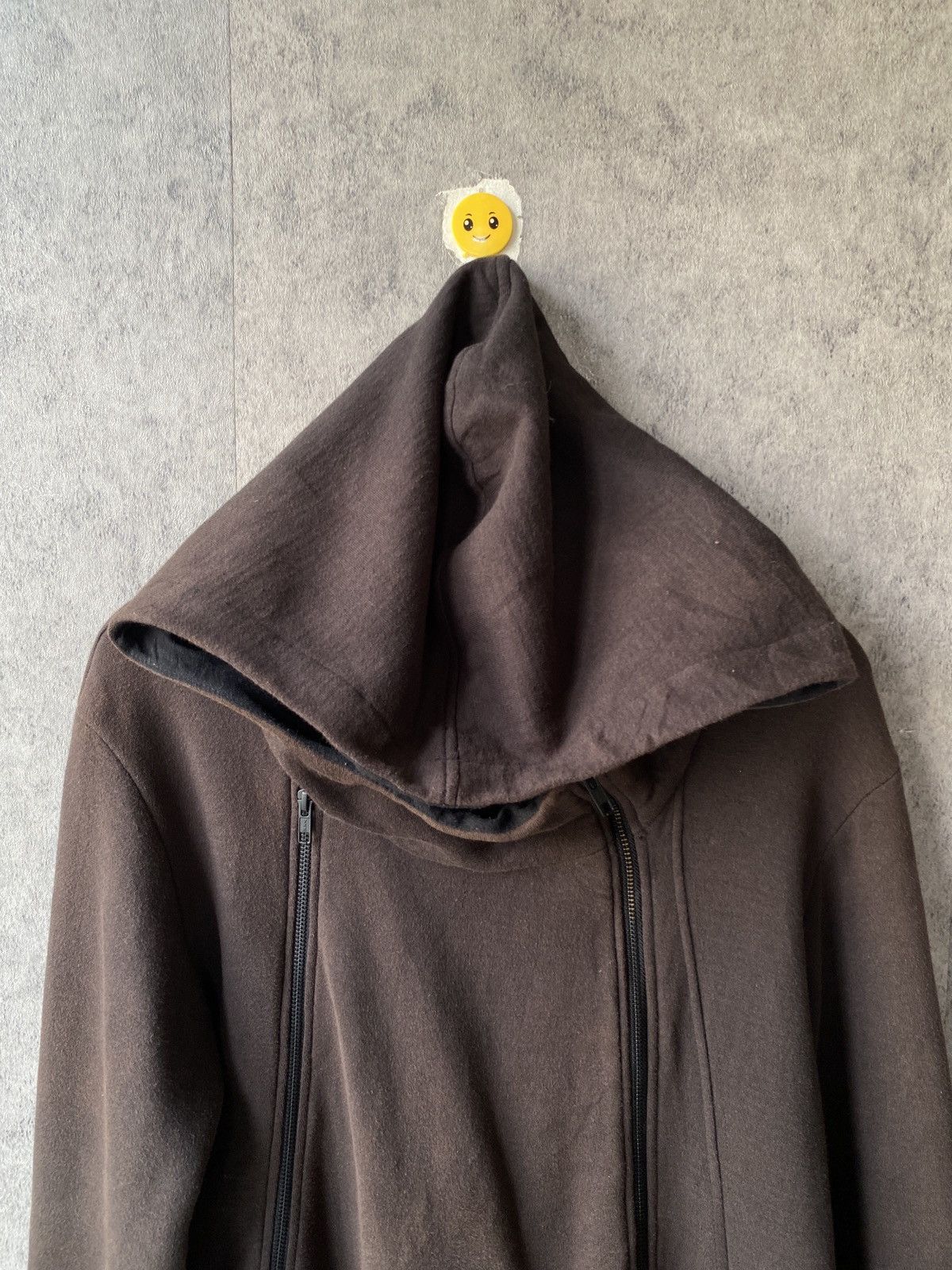 Helmut Lang Helmut Lang Body Elongated Zip SWS Faded Black Hoodie Size US S / EU 44-46 / 1 - 6 Thumbnail