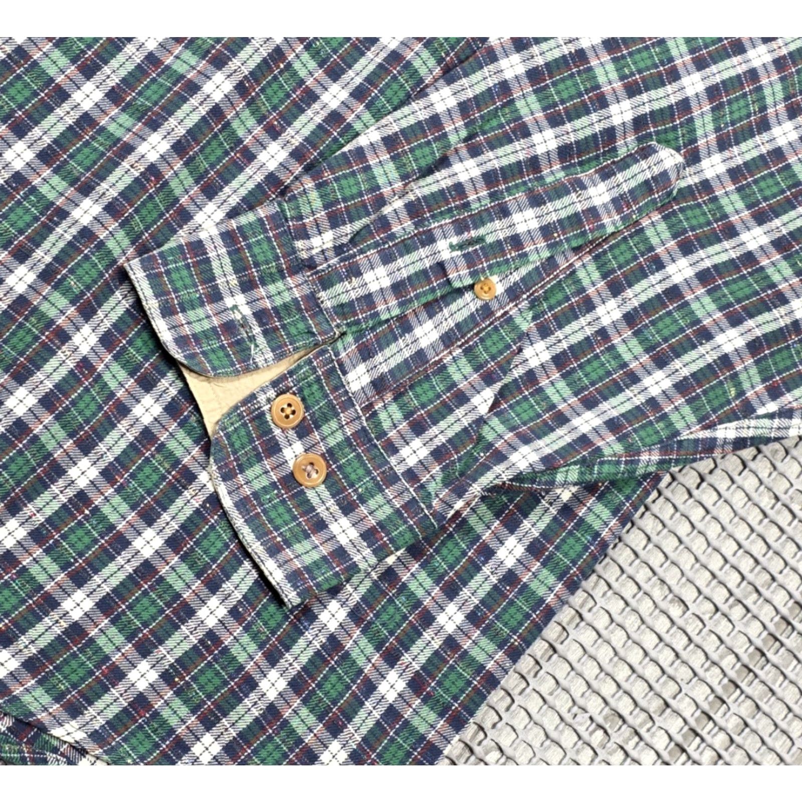 Orvis VTG Orvis Button-Up Mens L Blue Plaid Flannel Southwestern Long Sleeve Shirt Size US L / EU 52-54 / 3 - 6 Thumbnail