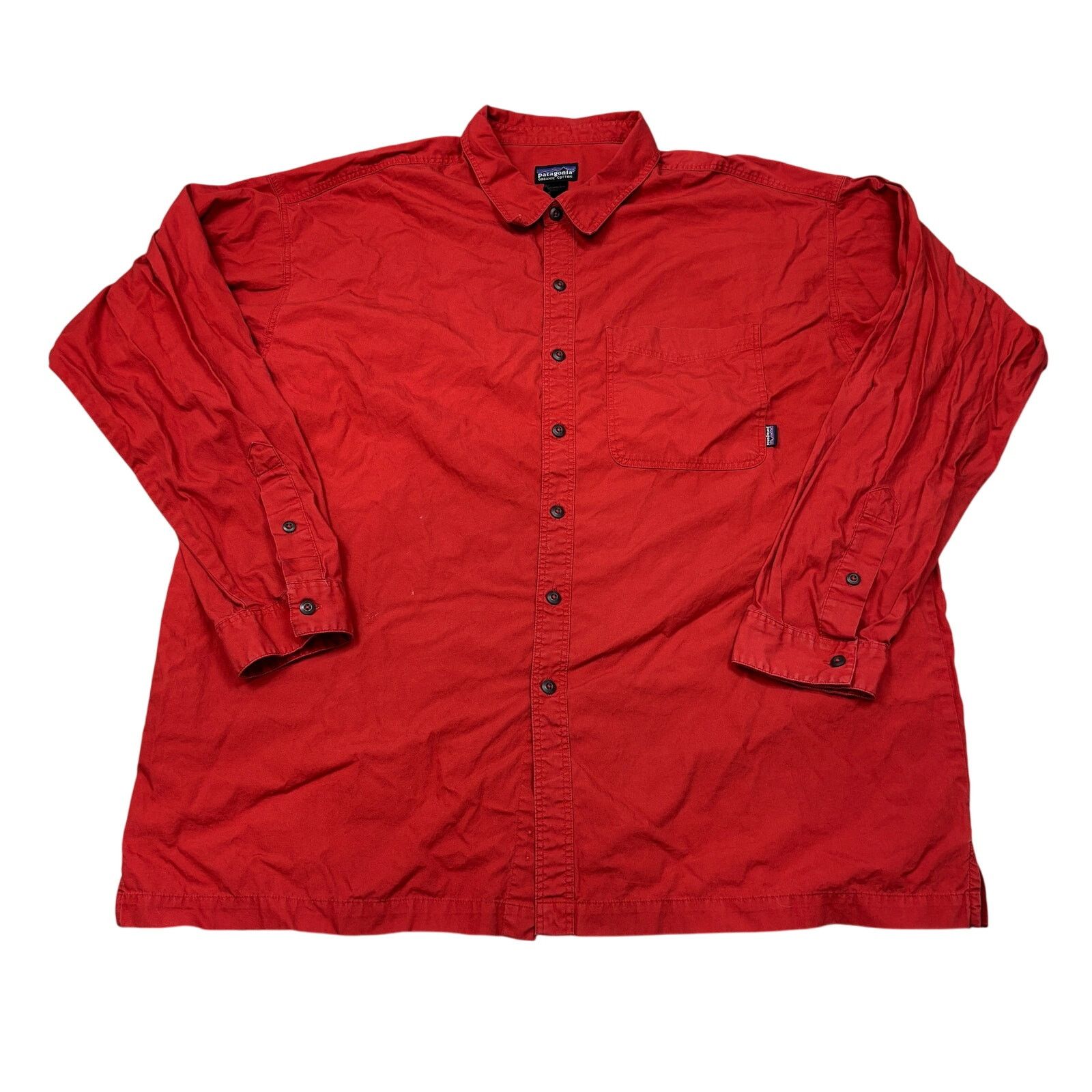 Patagonia × Vintage VTG Patagonia Long Sleeve AllWear Cotton Button Up Shirt 2XL Size US XXL / EU 58 / 5 - 1 Thumbnail