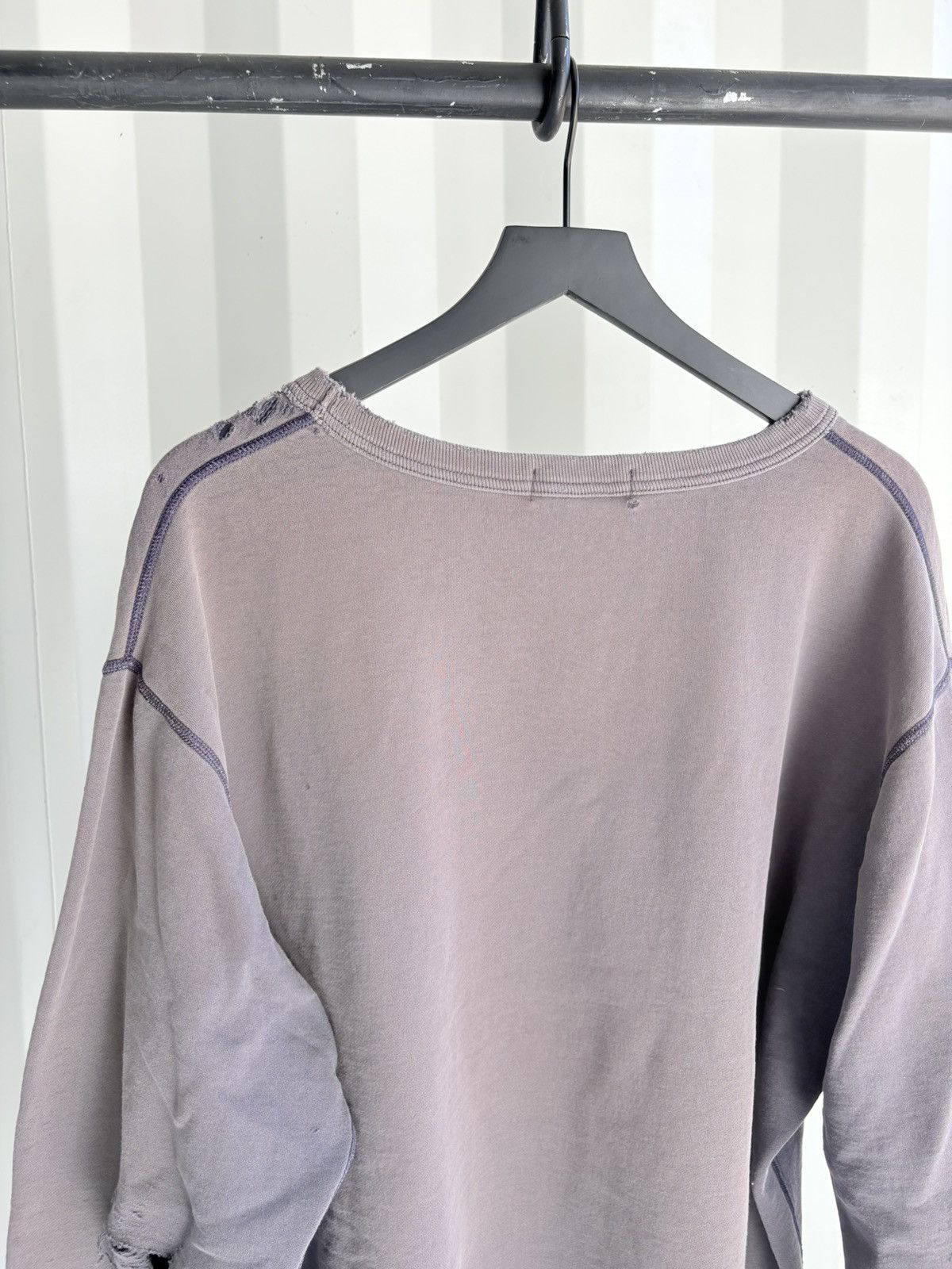Vintage Vintage Polo Boxy Thrashed Faded Sweatshirt ERD Grunge WCC Size US XL / EU 56 / 4 - 5 Thumbnail