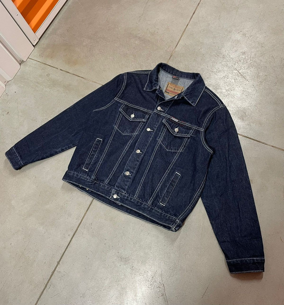 Diesel 90’s Vintage DIESEL Denim Jacket Size US L / EU 52-54 / 3 - 6 Thumbnail