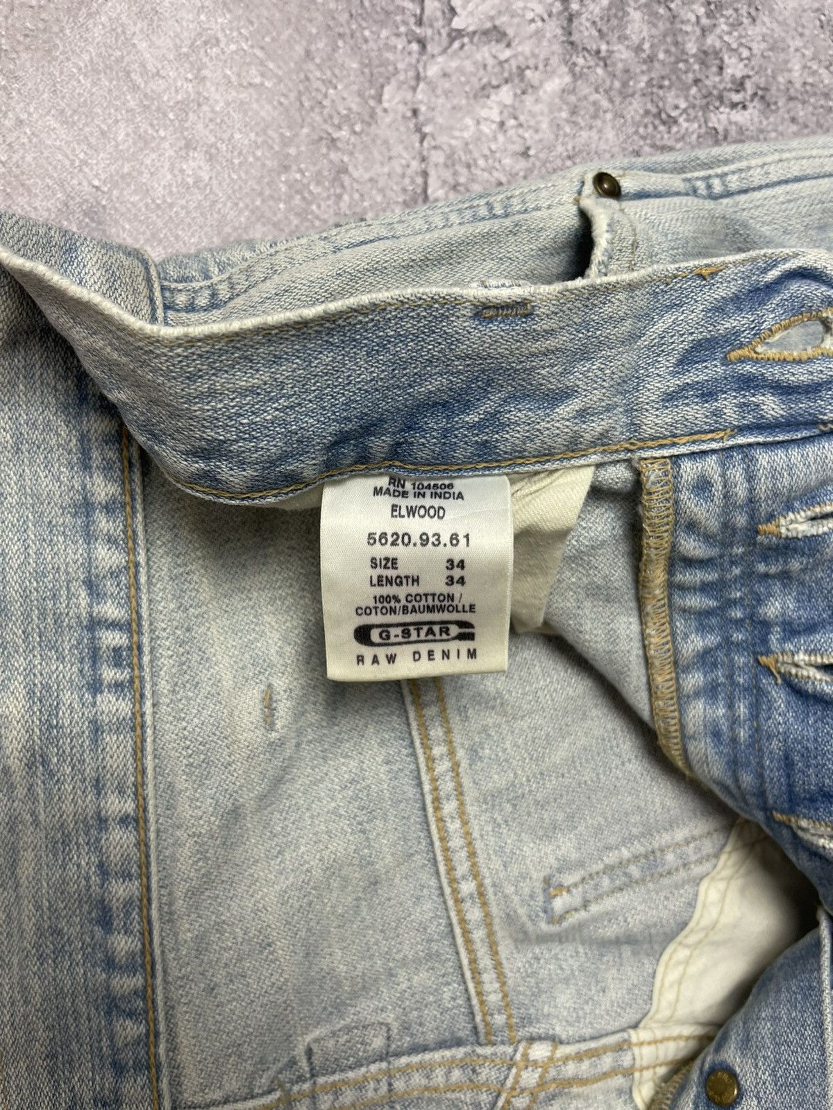 G-Star Vintage G-Star Raw Baggy Denim Jeans Double Knee Pants Y2K Size US 34 / EU 50 - 20 Thumbnail