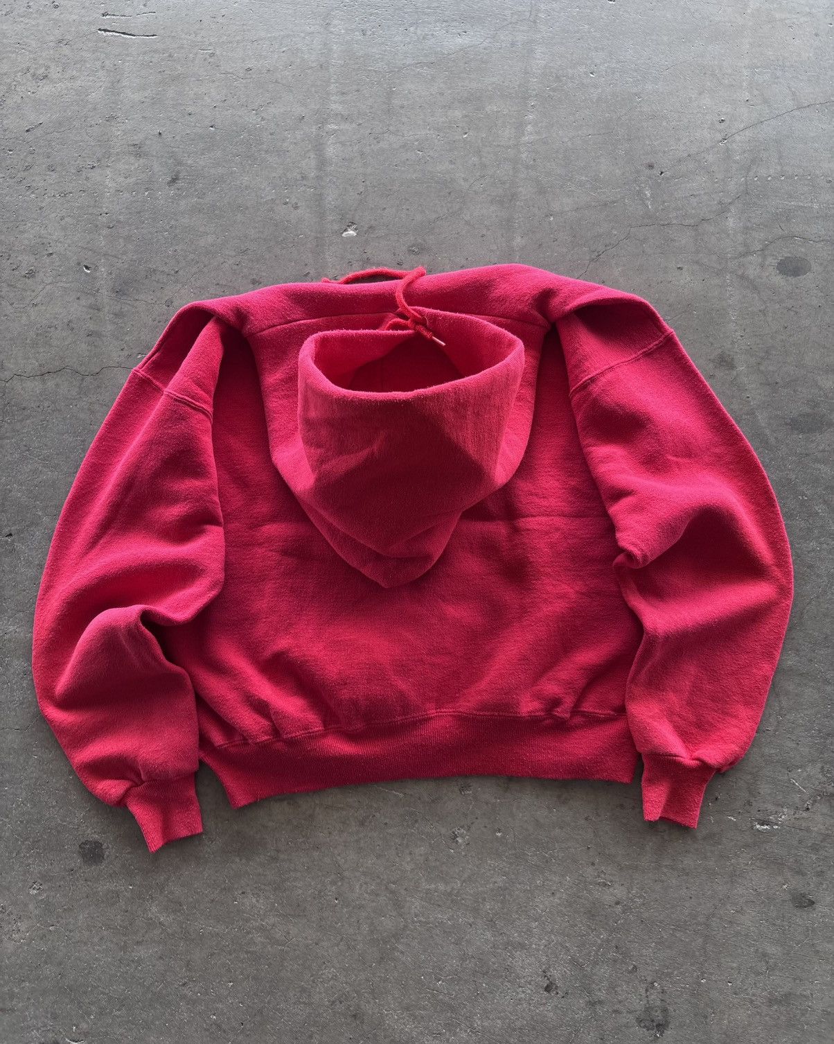 Vintage 70s Indiana Hoosiers Cherry Red Boxy Hoodie Size US L / EU 52-54 / 3 - 6 Thumbnail