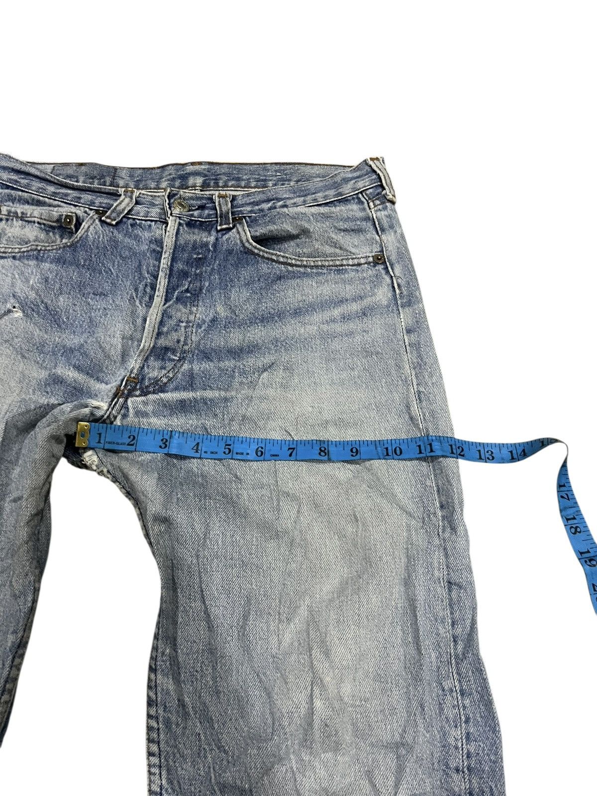 Levi's Vintage Clothing Vintage levis 501 denim rendem usa Size US 32 / EU 48 - 23 Thumbnail