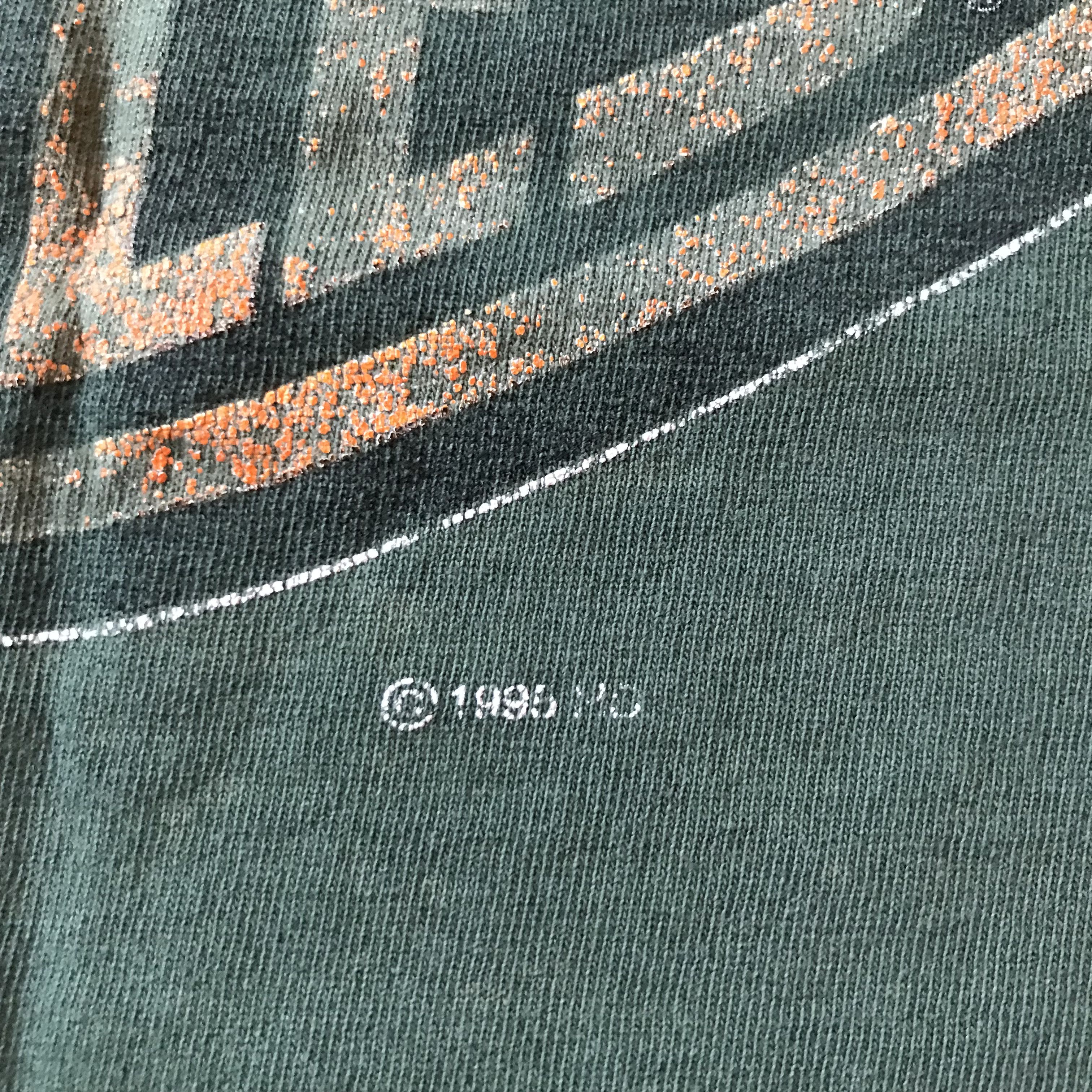 Harley Davidson Vintage 90s Harley Davidson Green Graphic Tee L Logo Faded Size US L / EU 52-54 / 3 - 2 Thumbnail
