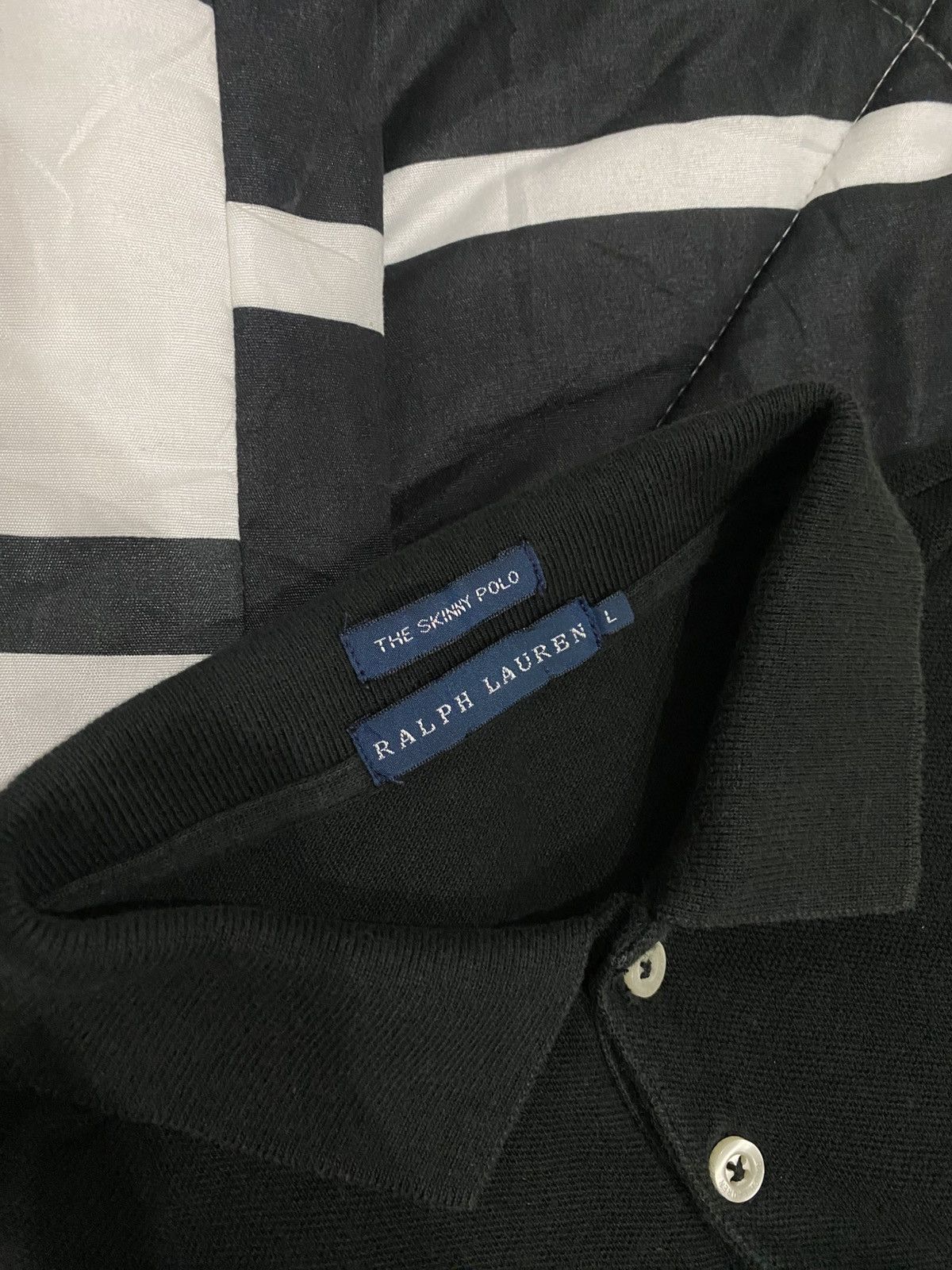 Polo Ralph Lauren × Vintage Vintage Polo Ralph Lauren Jamaica Skinny Polo Size L / US 10 / IT 46 - 4 Thumbnail