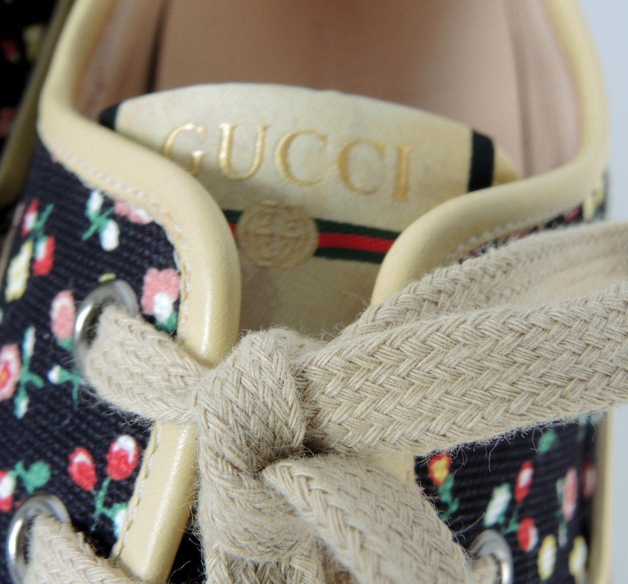 o1smst1ft0424 Floral Boat Sneaker in Multicolor