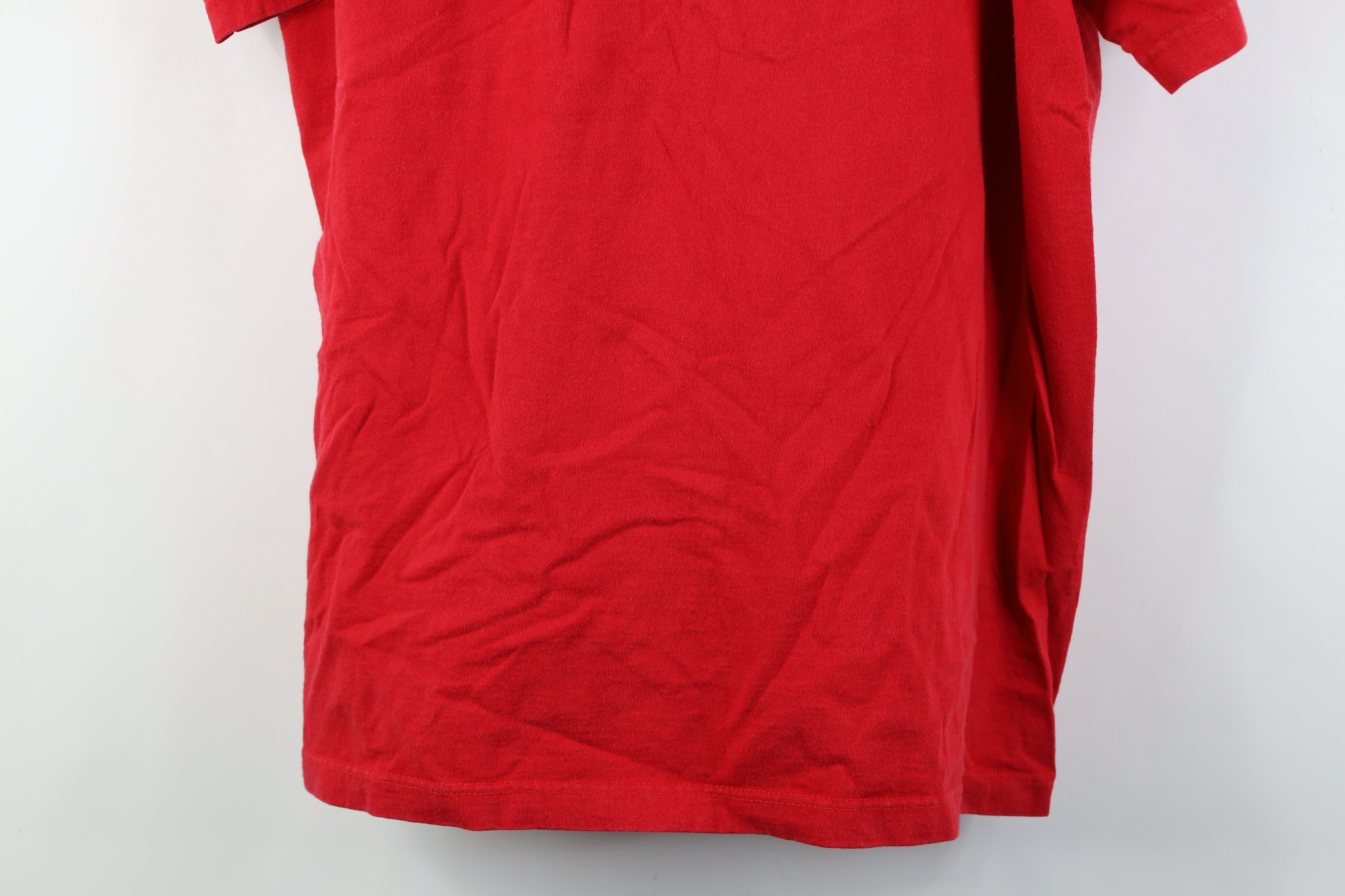 Ralph Lauren Vintage 90s Chaps Ralph Lauren Spell Out Crest T-Shirt Red Size US L / EU 52-54 / 3 - 3 Thumbnail