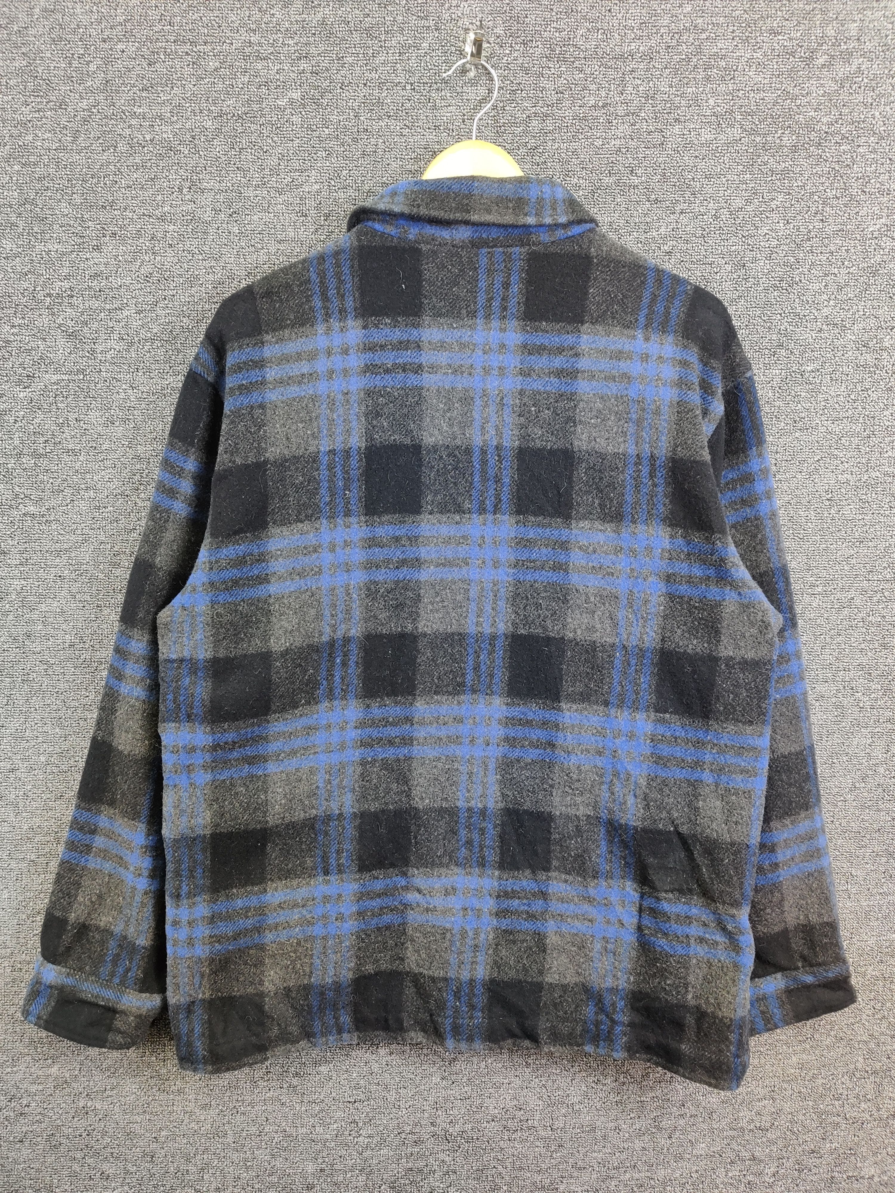 Japanese Brand Vintage Big Bros Wool Plaid Flannel Jacket Size US L / EU 52-54 / 3 - 6 Thumbnail