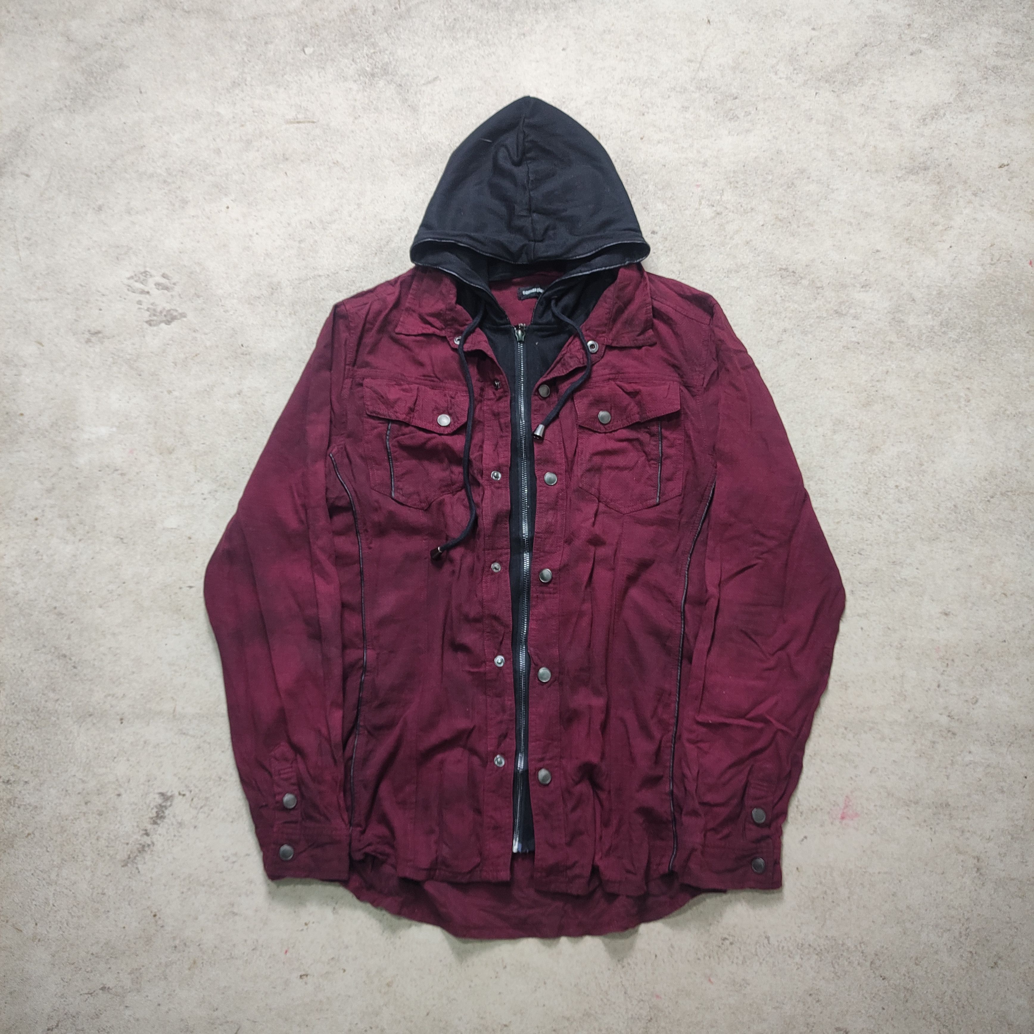 If Six Was Nine × KMRii × Le Grande Bleu (L.G.B.) Semantic Design Hoodie Shirt 2000s style Vkei Size US M / EU 48-50 / 2 - 2 Thumbnail