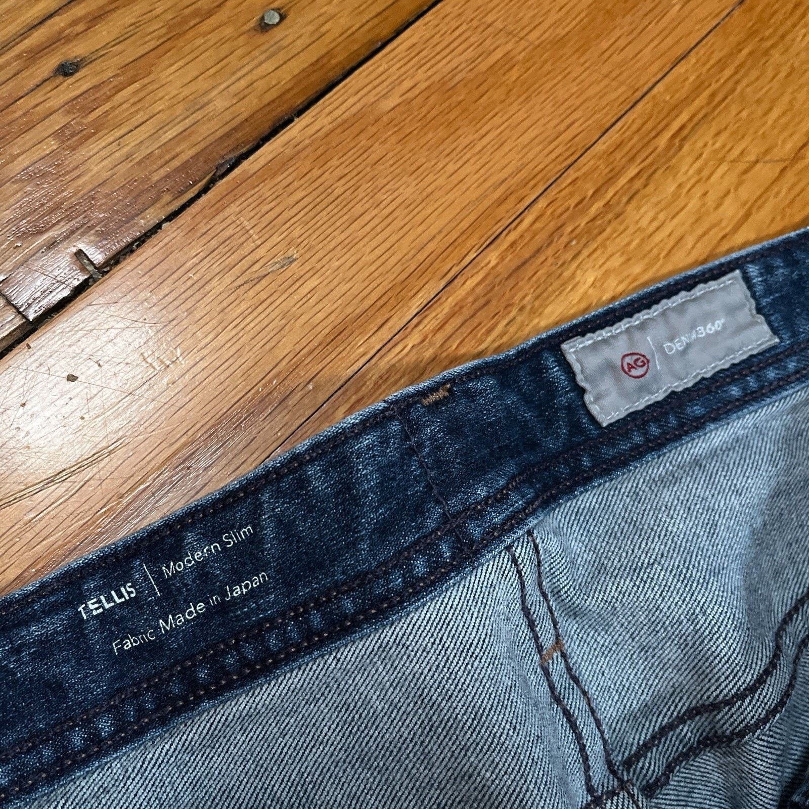AG Adriano Goldschmied AG-ED 360 Goldschmied Jeans Tellis Modern Slim Japan Denim Size US 34 / EU 50 - 3 Thumbnail
