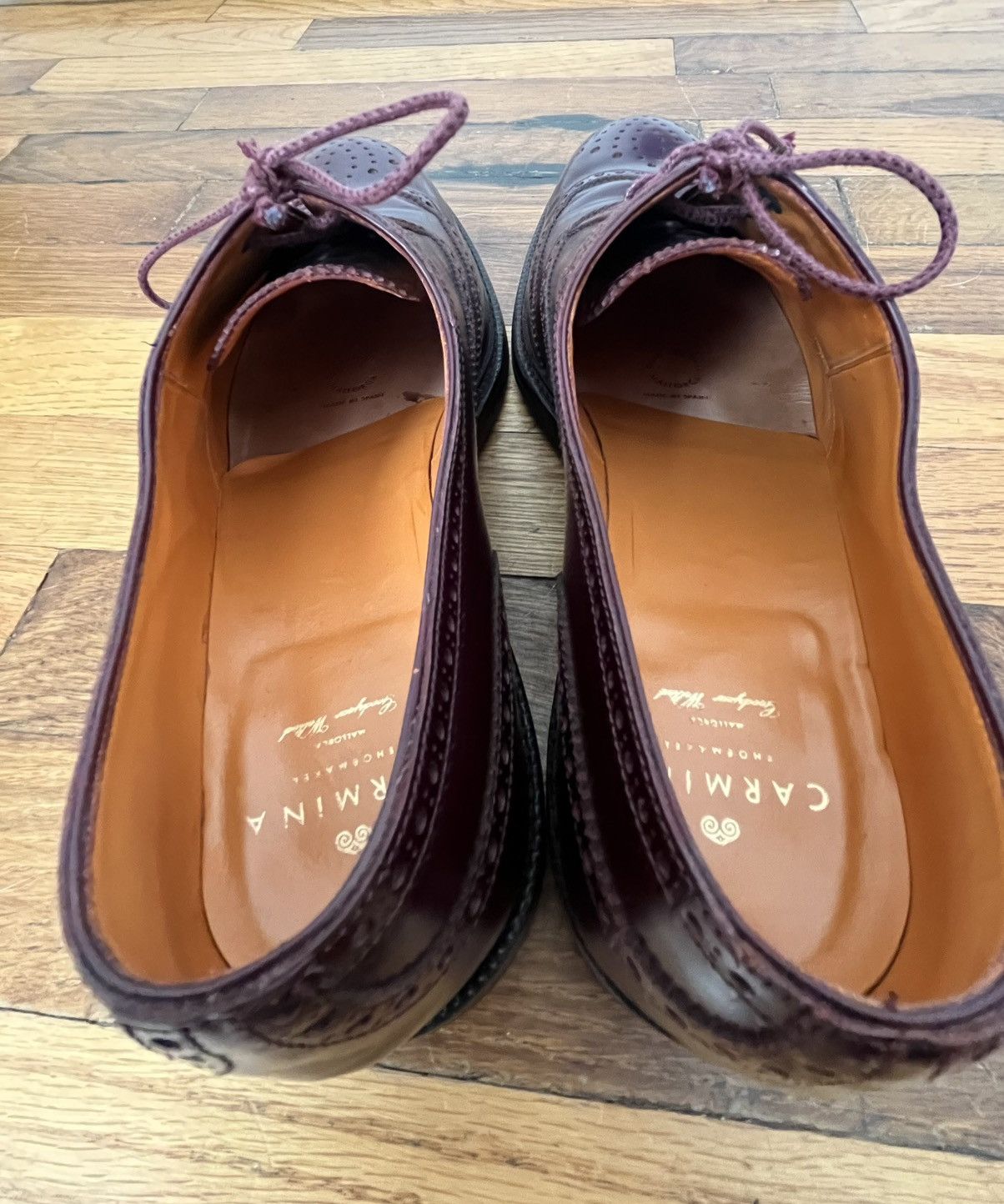 Carmina Carmina Oxfords 1582 in Oxblood Horse Size US 11 / IT 41 - 8 Thumbnail