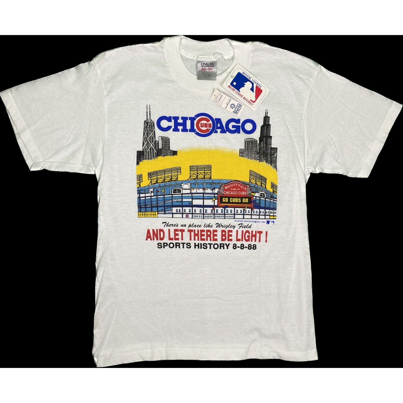 88' Chicago Cubs Vintage T-Shirt NEW