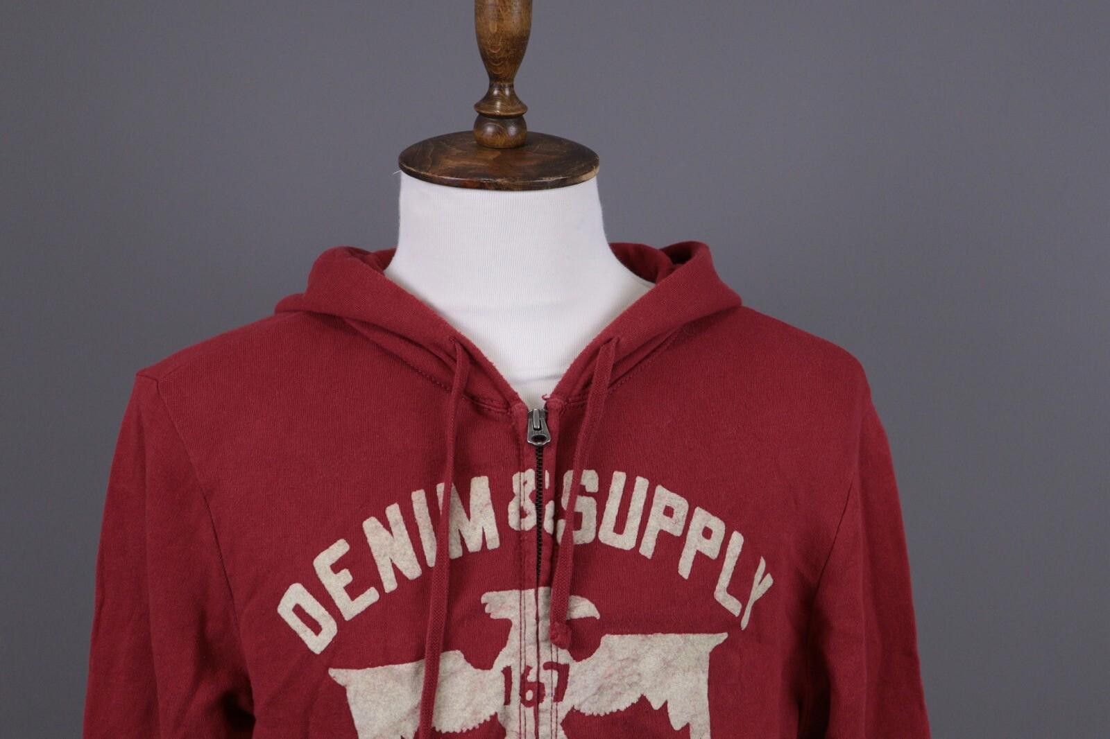 Denim & Supply Ralph Lauren Denim & Supply Ralph Lauren Logo Hoodie Sweater Size L Size US L / EU 52-54 / 3 - 2 Thumbnail