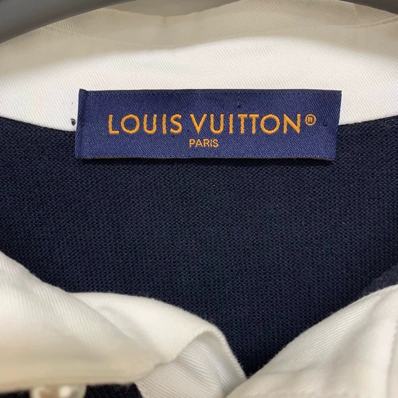 Louis Vuitton Louis Vuitton Fei Dong Co-branded Dark Blue Knitted Polo s Size US L / EU 52-54 / 3 - 2 Thumbnail