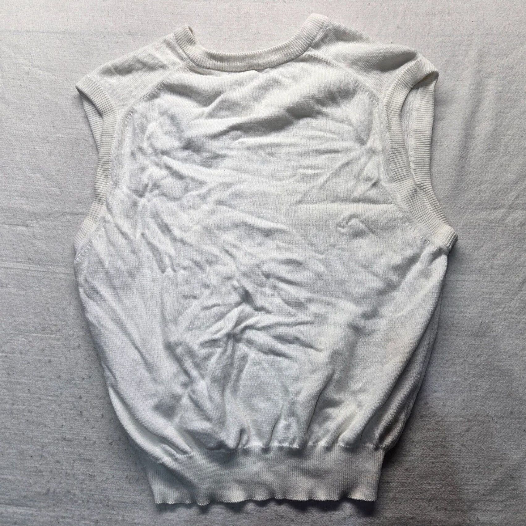 Izod IZOD Sweater Vest Golf Adults 2XL White 2XL Mens Wind-Resistant Breathable 1/2 Zip Hidden Valley Salem VA Virginia Size US XXL / EU 58 / 5 - 7 Thumbnail